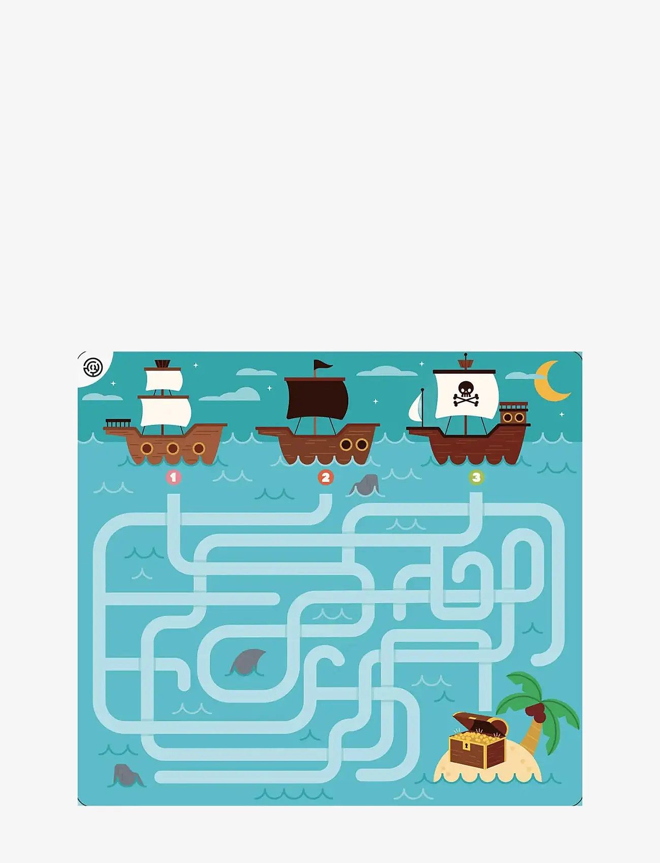 Auzou - My Games Pouch - 20 Pirates Games - brettspiele - turquise - 2