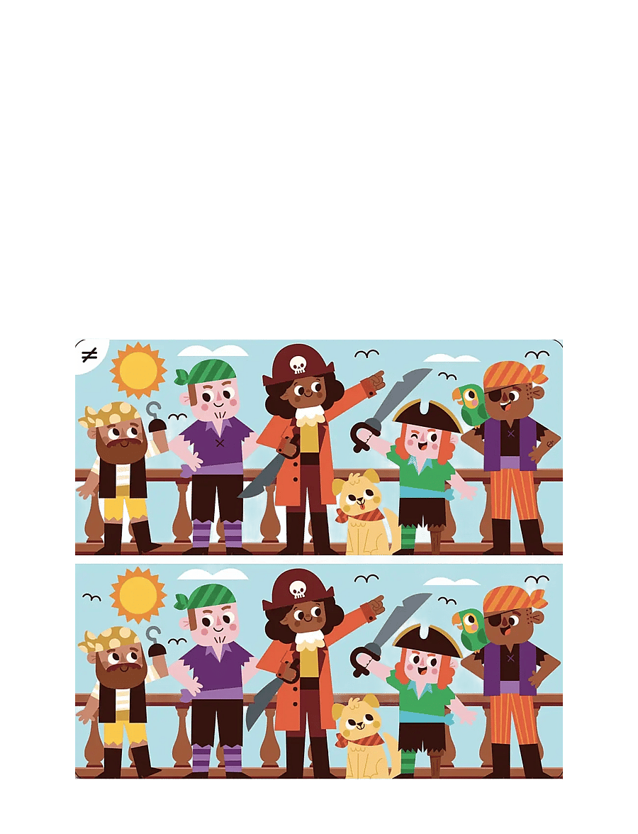 Auzou - My Games Pouch - 20 Pirates Games - lauamängud - turquise - 3