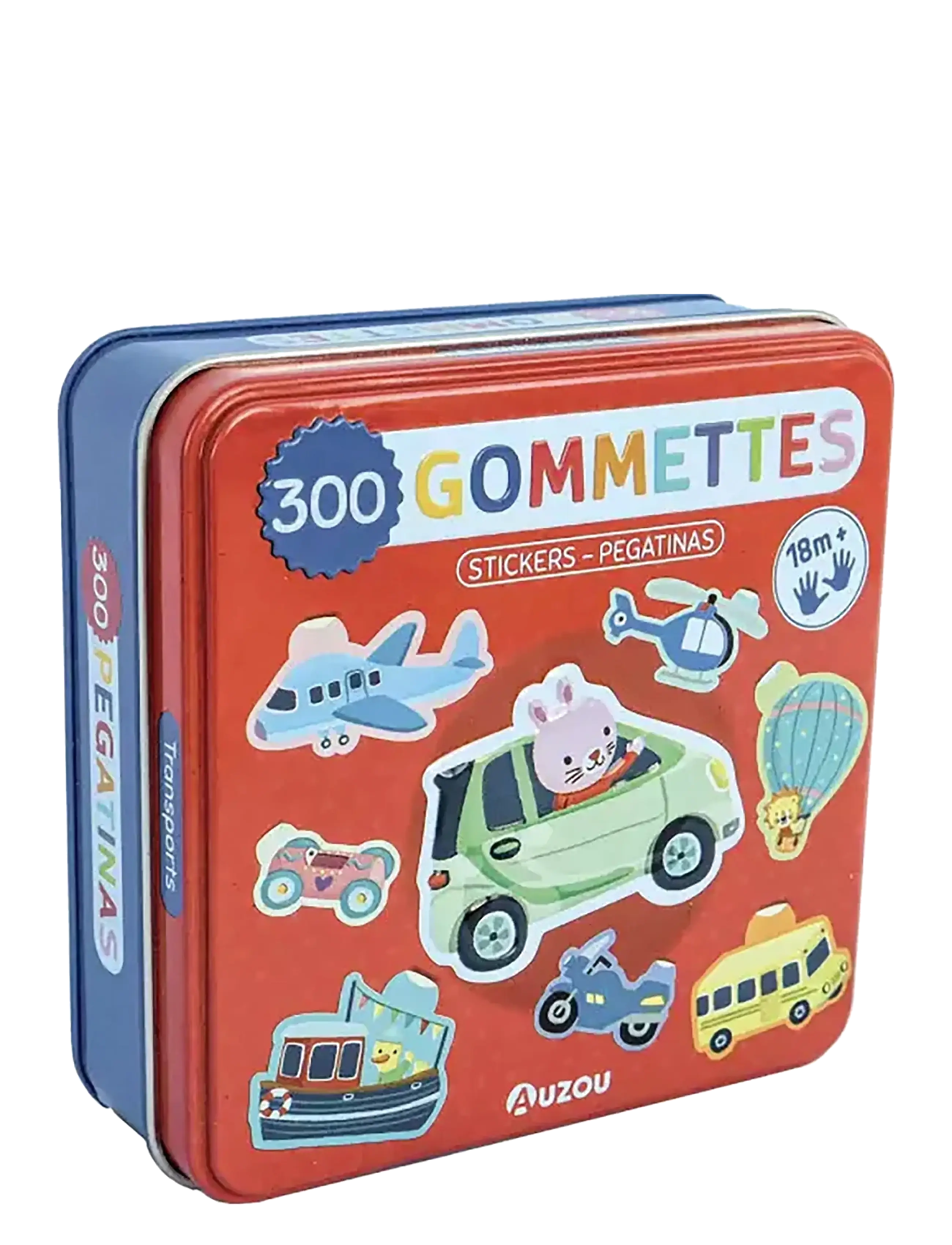 Auzou Stickers In Metallic Box Things That Go, One Size, Craft, Mehrfarbig/gemustert - Stickers, Kinder