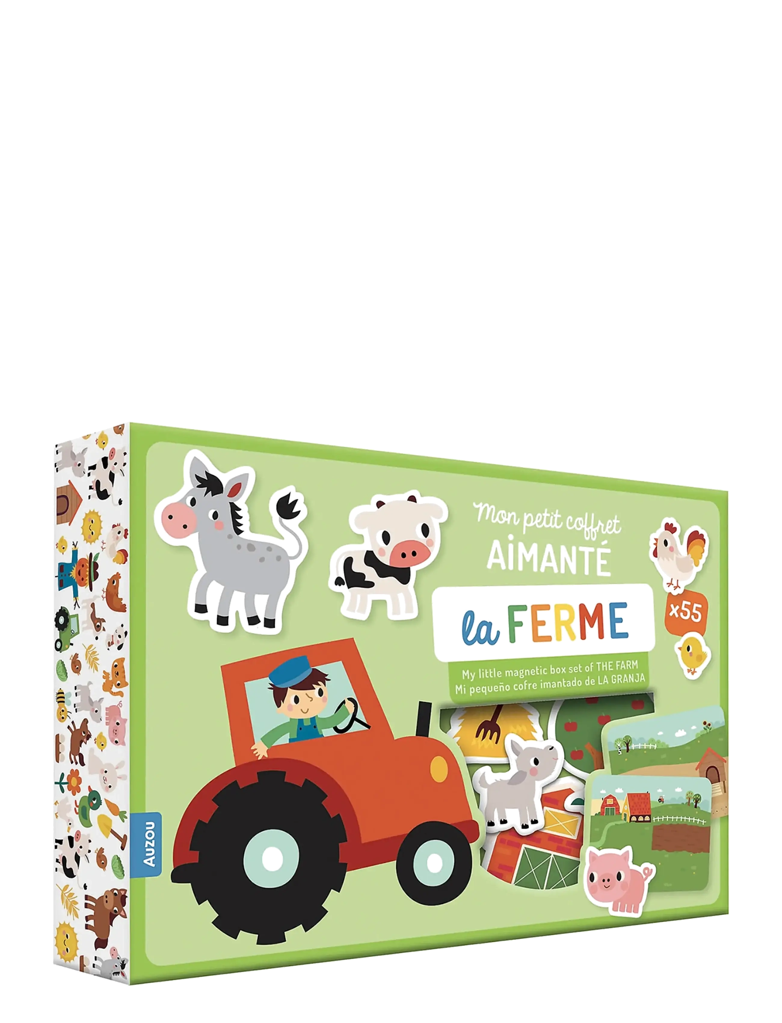 Auzou My Little Magnet Case - The Farm, One Size, Multi/patterned, Håndværk > Håndværkssæt, Børn