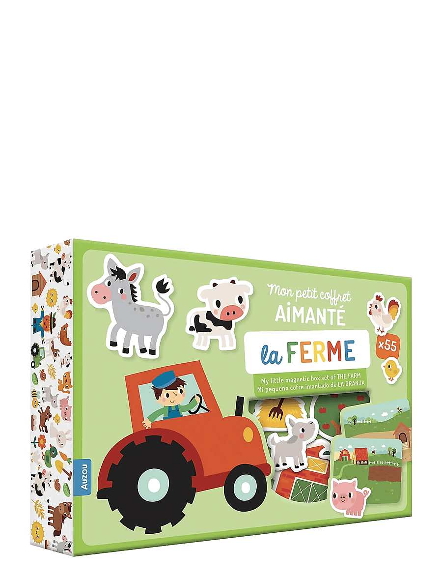 Auzou - My Little Magnet Case - The farm - käsitöökomplekt - multi - 0
