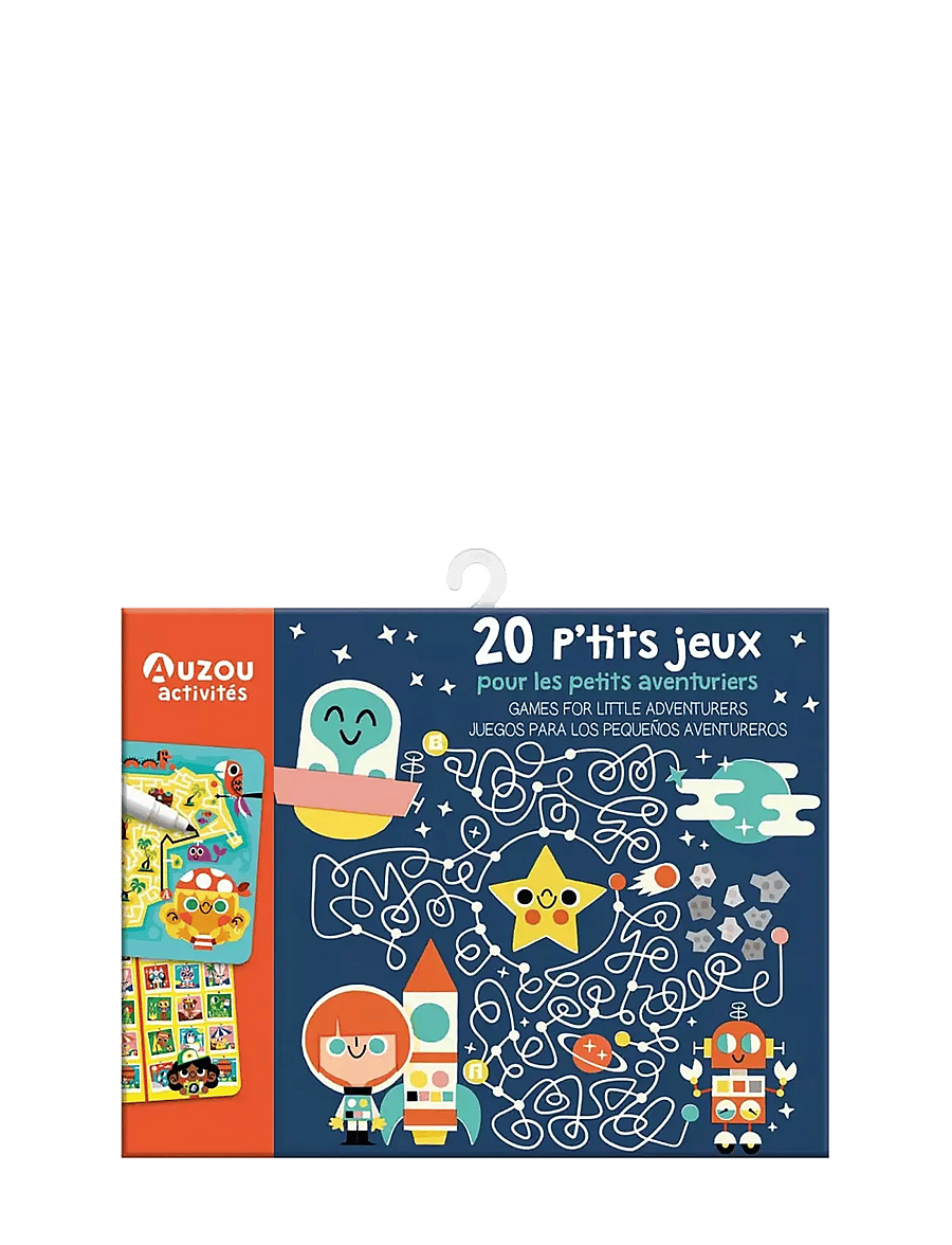 Auzou - Activity Cards - 20 Adventure Games - brettspiele - green - 0