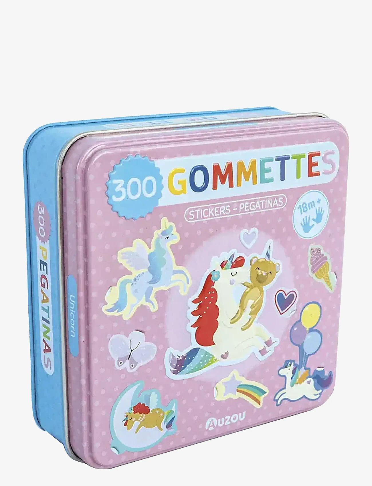 Auzou - Stickers in Metallic Box - Unicorns - klistermærker - pink - 0