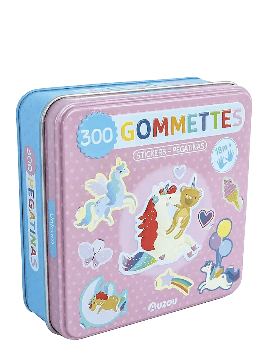 Auzou - Stickers in Metallic Box - Unicorns - aufkleber - pink - 0