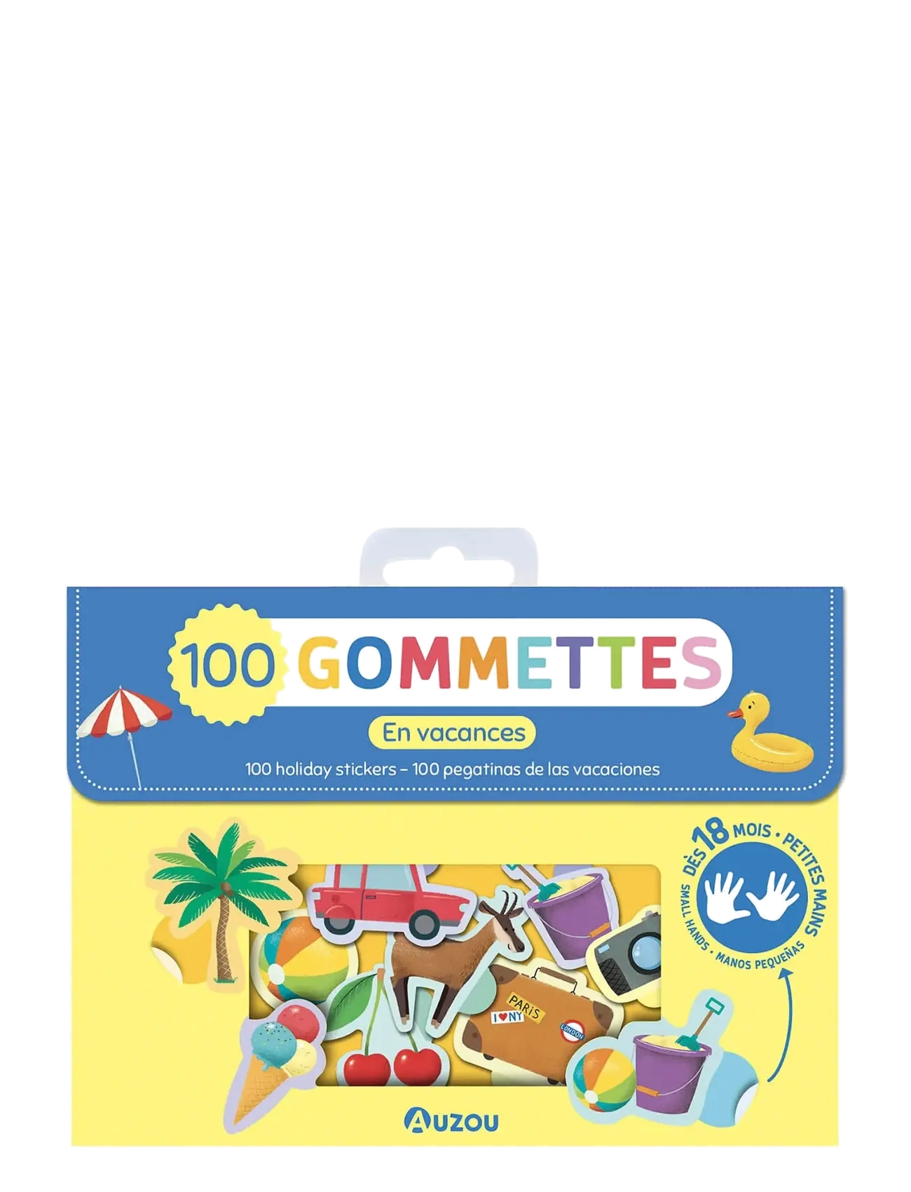 Auzou My First Stickers On Holiday, One Size, Craft, Mehrfarbig/gemustert - Stickers, Kinder