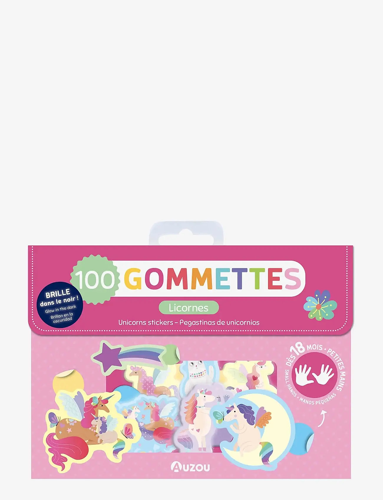 Auzou - My First Stickers - Unicorns Stickers - klistermærker - multi - 0