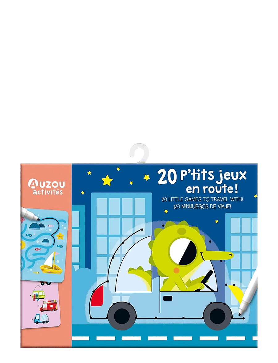 Auzou - Activity Cards - 20 Travel Games - Õpetlikud mängud - multi - 0