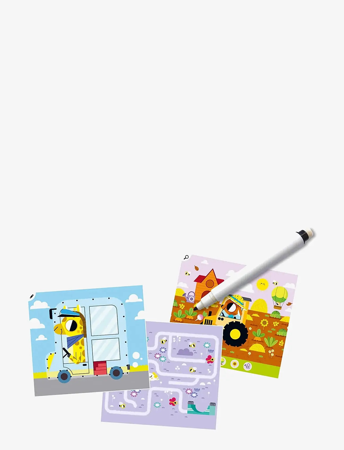 Auzou - Activity Cards - 20 Travel Games - pædagogiske spil - multi - 3