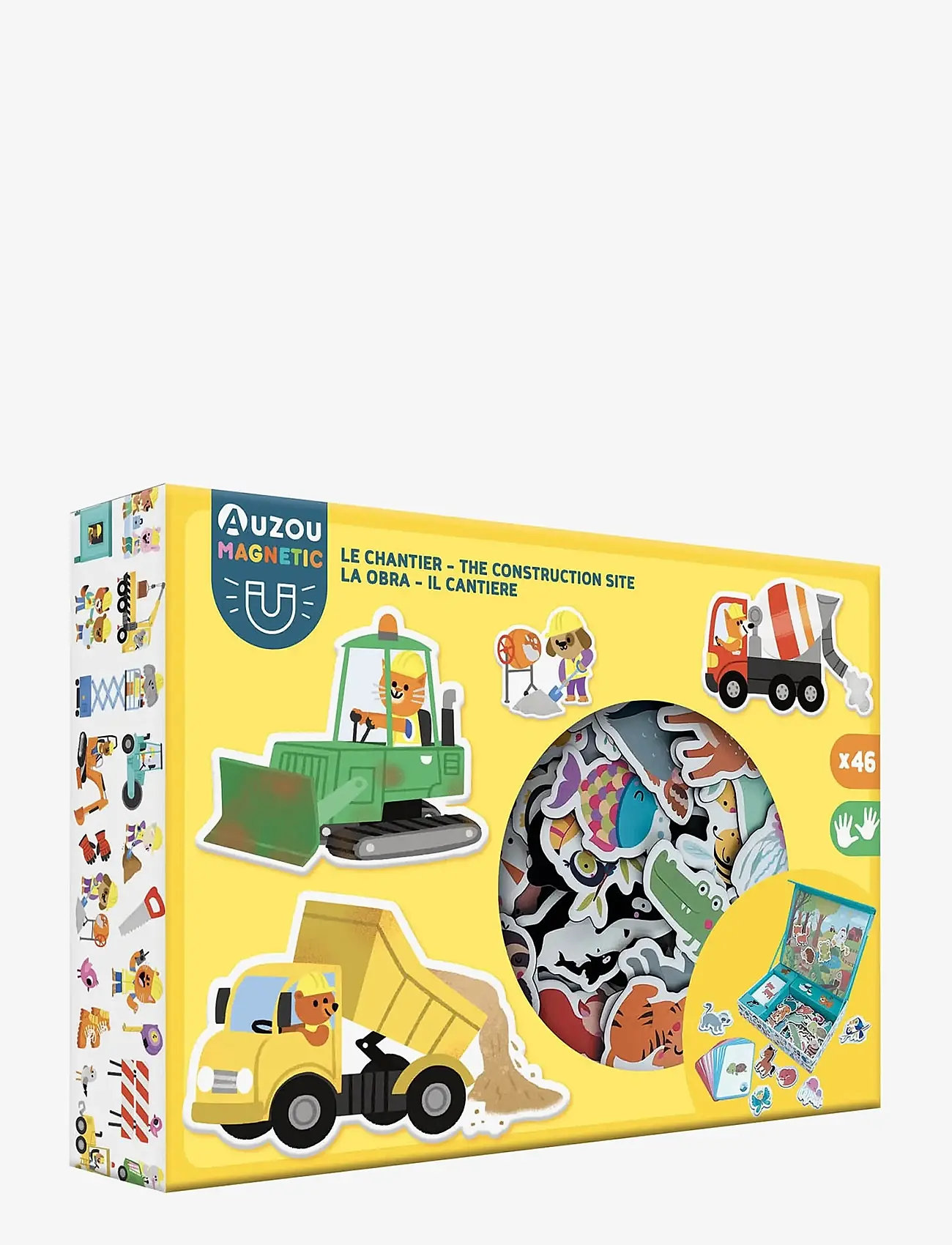 Auzou - Magnetic Set - Construction Site - käsitöökomplekt - multi - 0