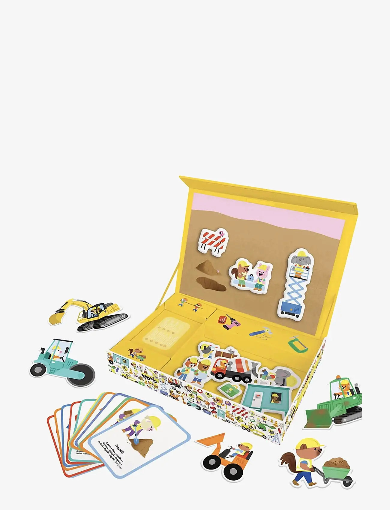 Auzou - Magnetic Set - Construction Site - käsitöökomplekt - multi - 2
