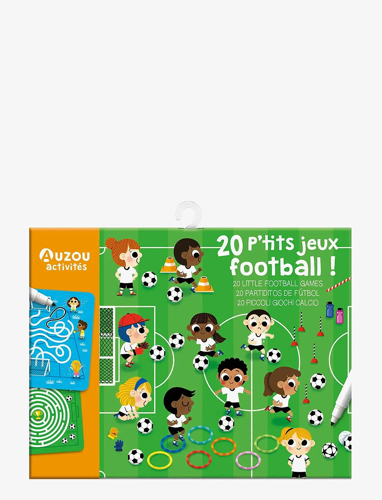 Auzou - Activity Cards - 20 Football Games - educational games - multi - 0