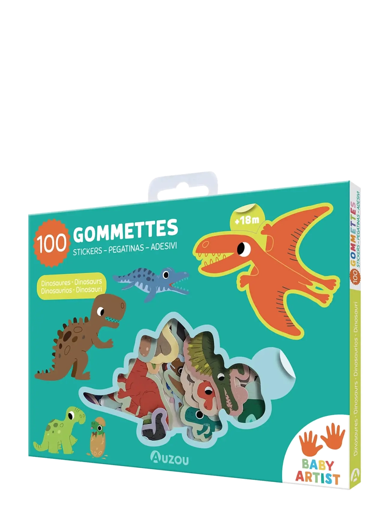 Auzou My First Stickers - Dinosaurs, One Size, Multi/patterned, Håndværk > Klistermærker, Børn