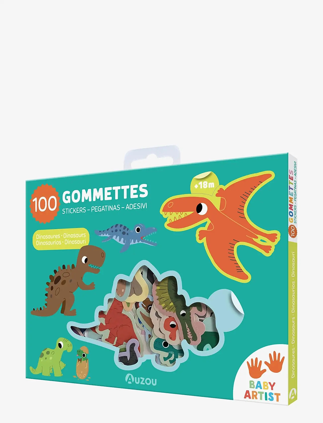 Auzou - My First Stickers - Dinosaurs - kleebised - multi - 0