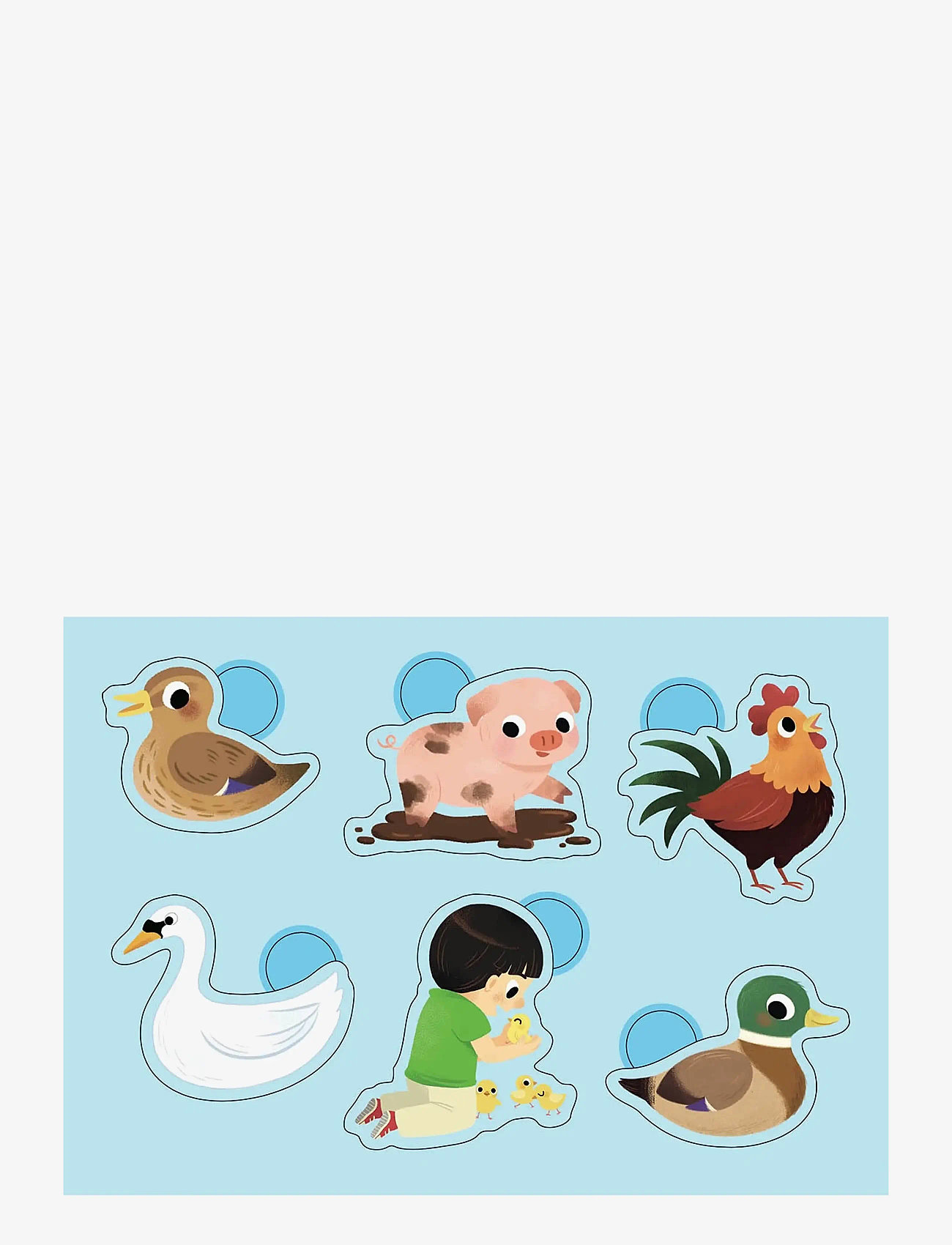 Auzou - My First Stickers - The farm - klistermærker - multi - 3