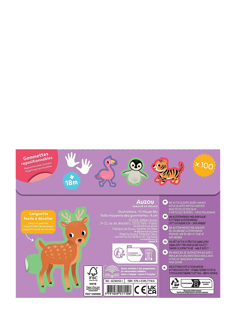 Auzou - My First Stickers - Baby animals - aufkleber - multi - 2