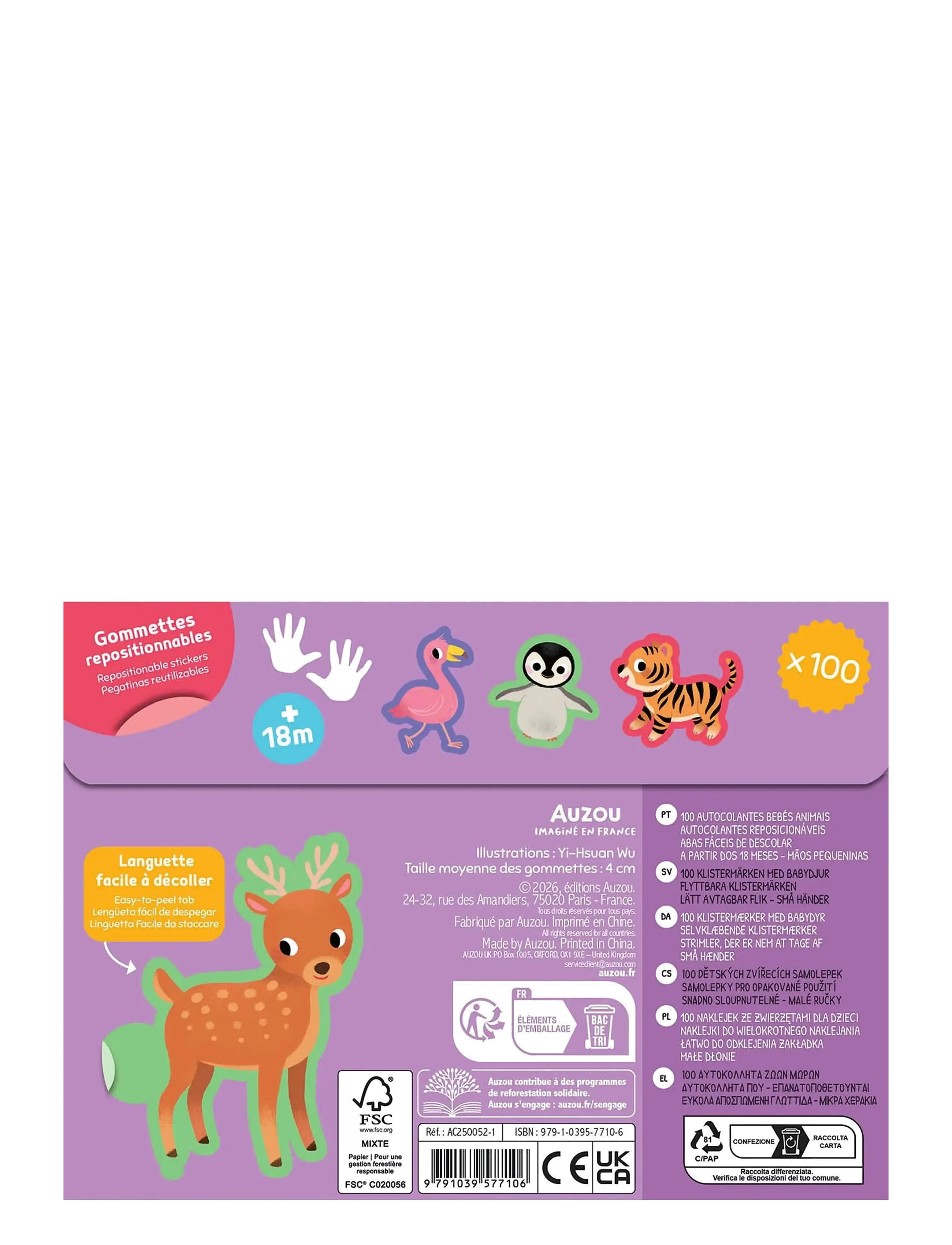 Auzou - My First Stickers - Baby animals - aufkleber - multi - 2