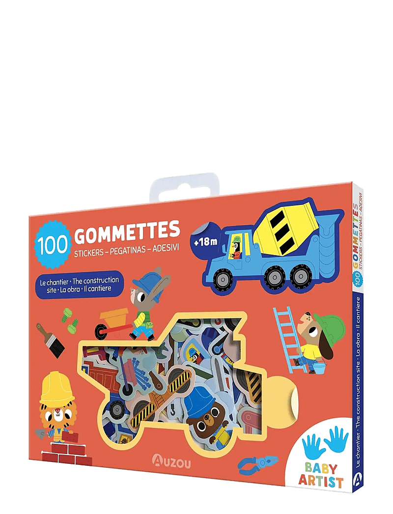Auzou - My First Stickers - Construction Site - kleebised - multi - 0