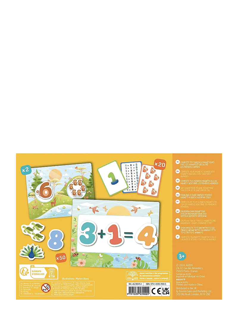 Auzou - My Little Magnet Case - First Numbers - Õpetlikud mängud - multi - 1