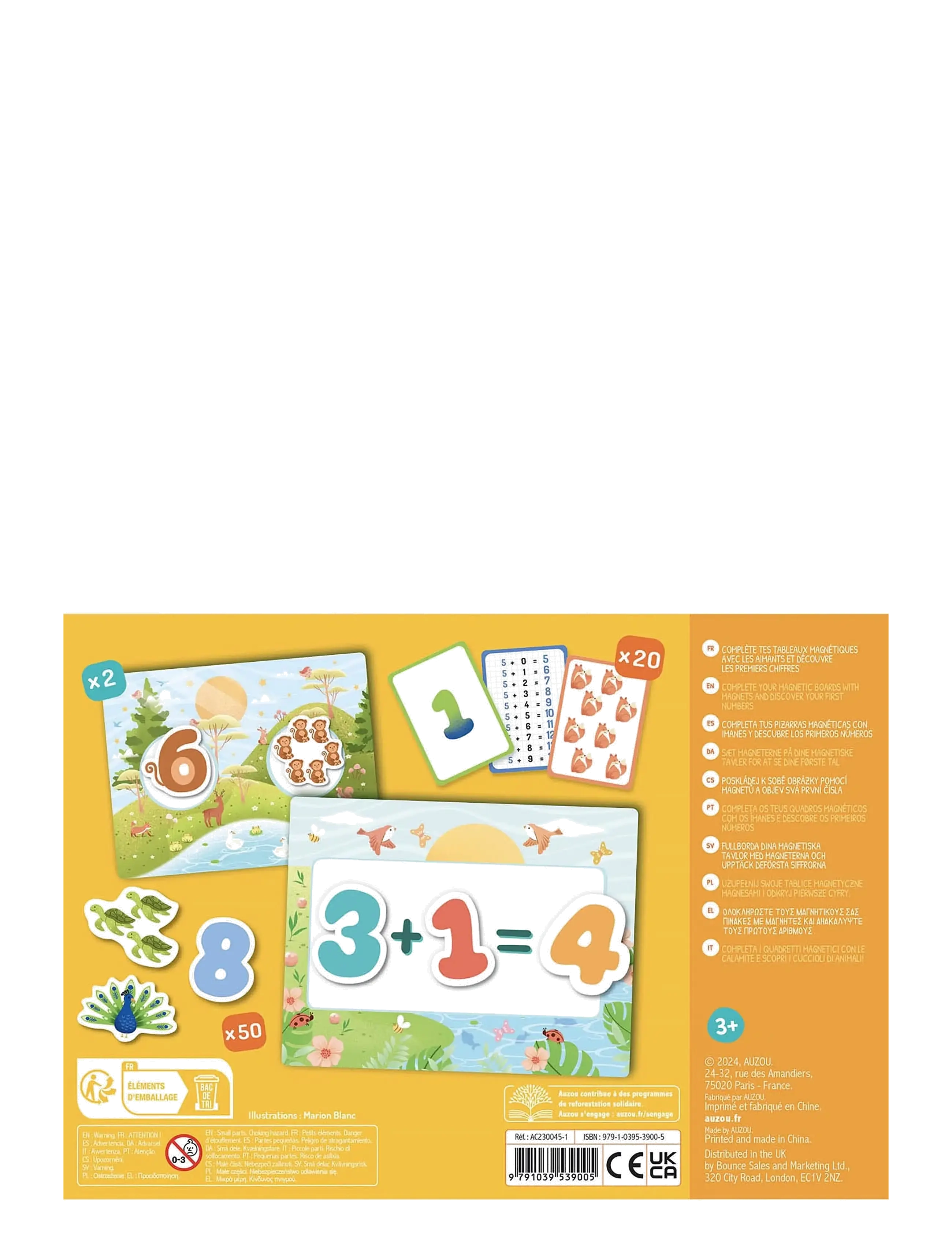 Auzou - My Little Magnet Case - First Numbers - pädagogische spiele - multi - 1