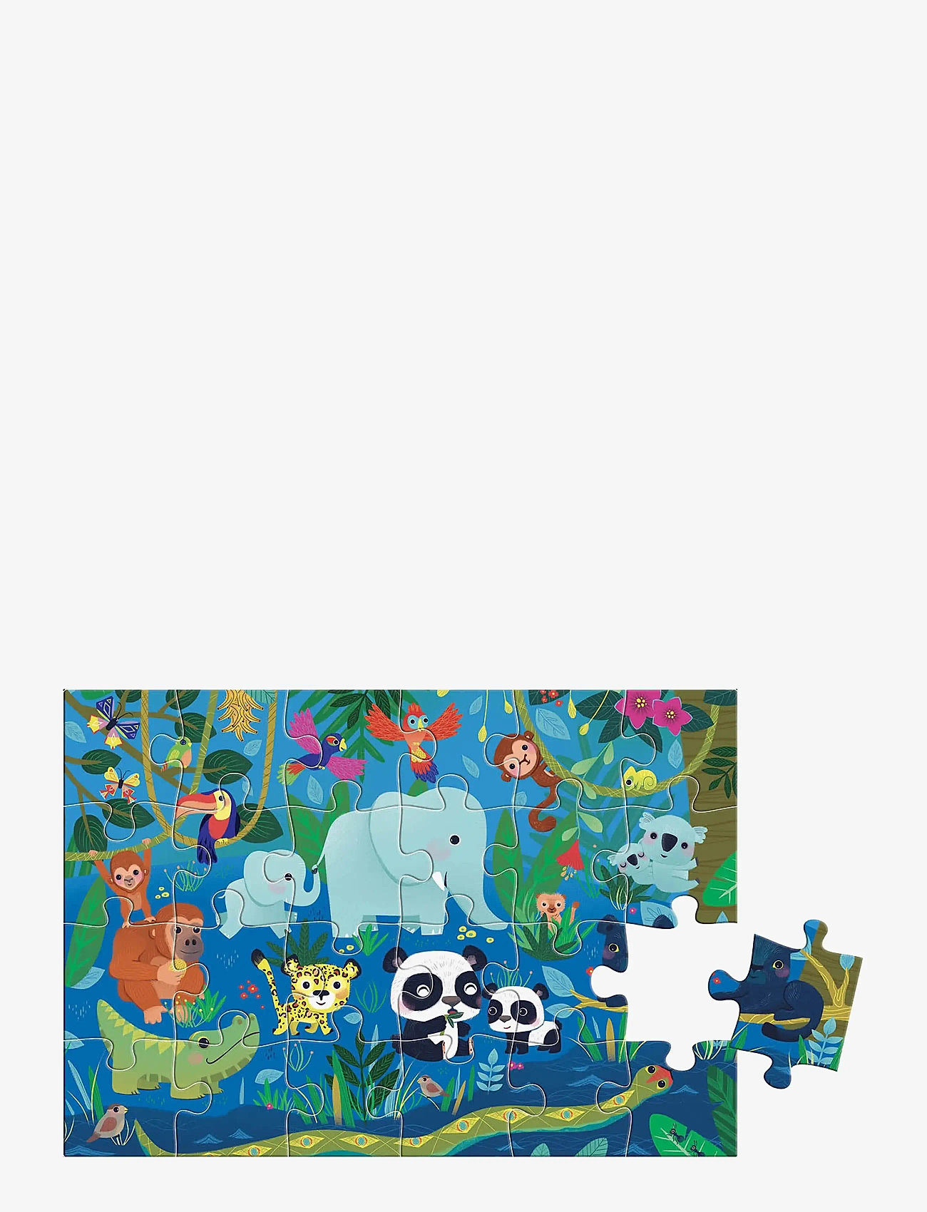 Auzou - Puzzle 24 pcs - Seek & Find - Animals - classic puzzles - multi - 2