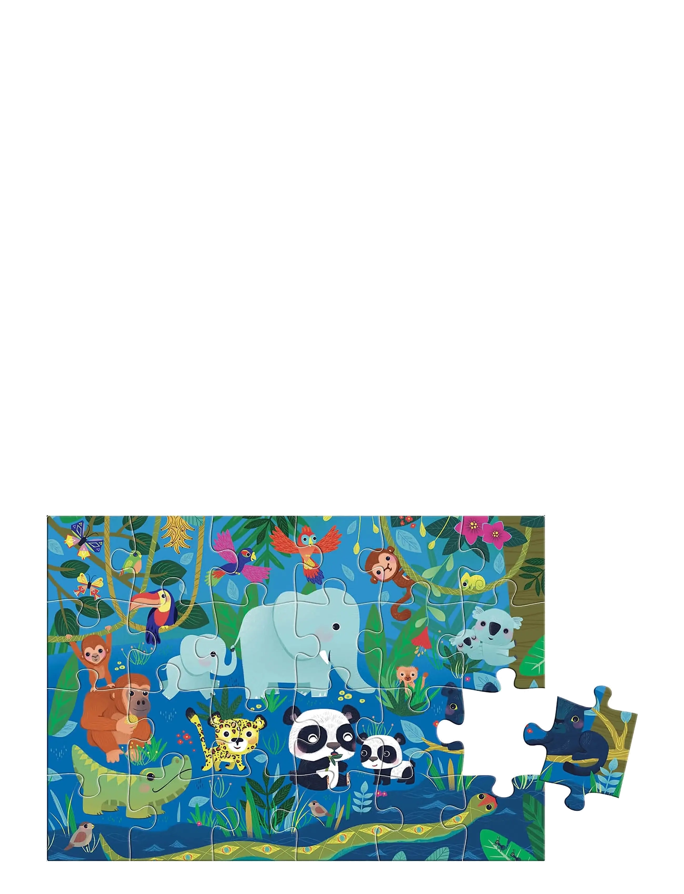 Auzou - Puzzle 24 pcs - Seek & Find - Animals - klassische puzzles - multi - 2