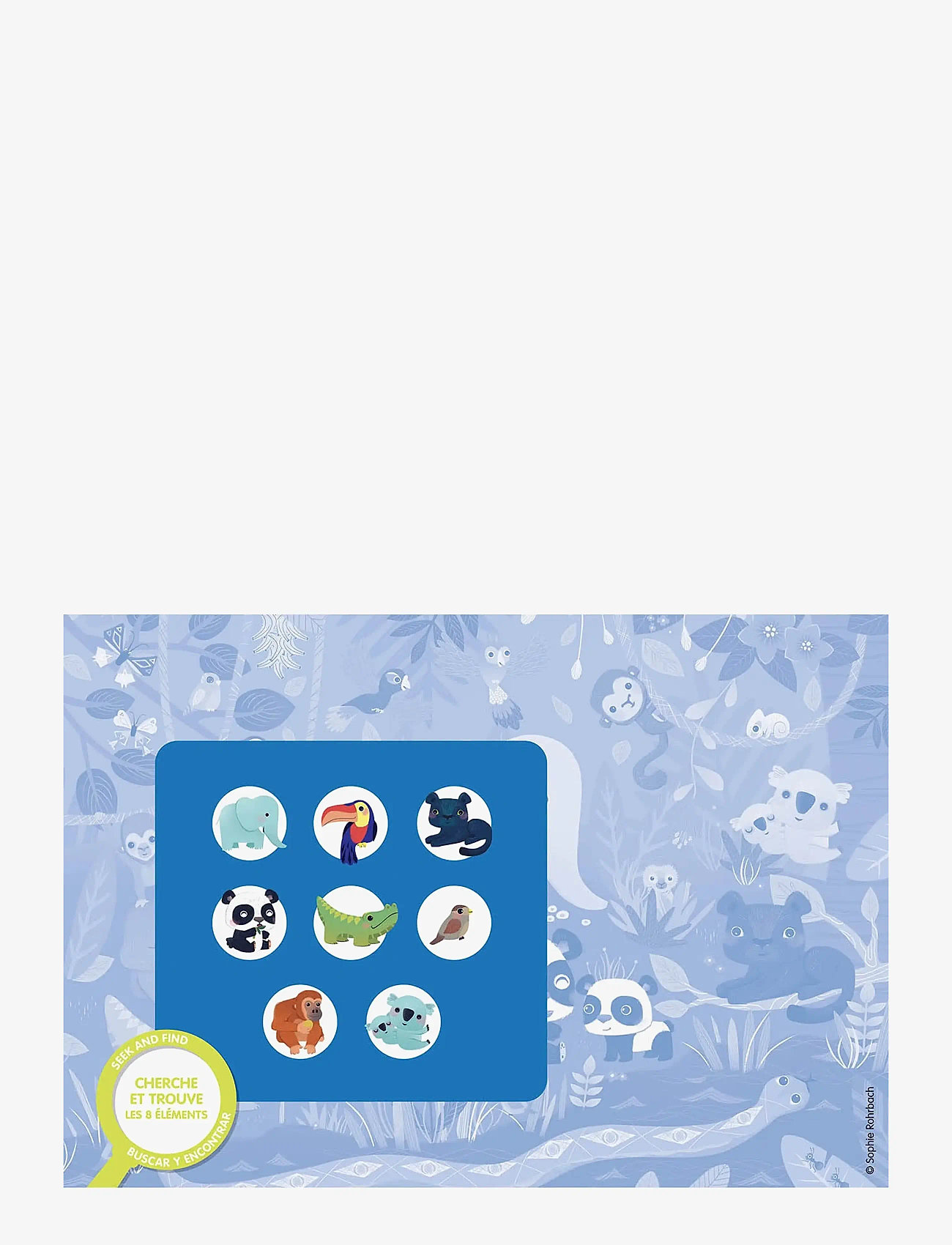 Auzou - Puzzle 24 pcs - Seek & Find - Animals - classic puzzles - multi - 3
