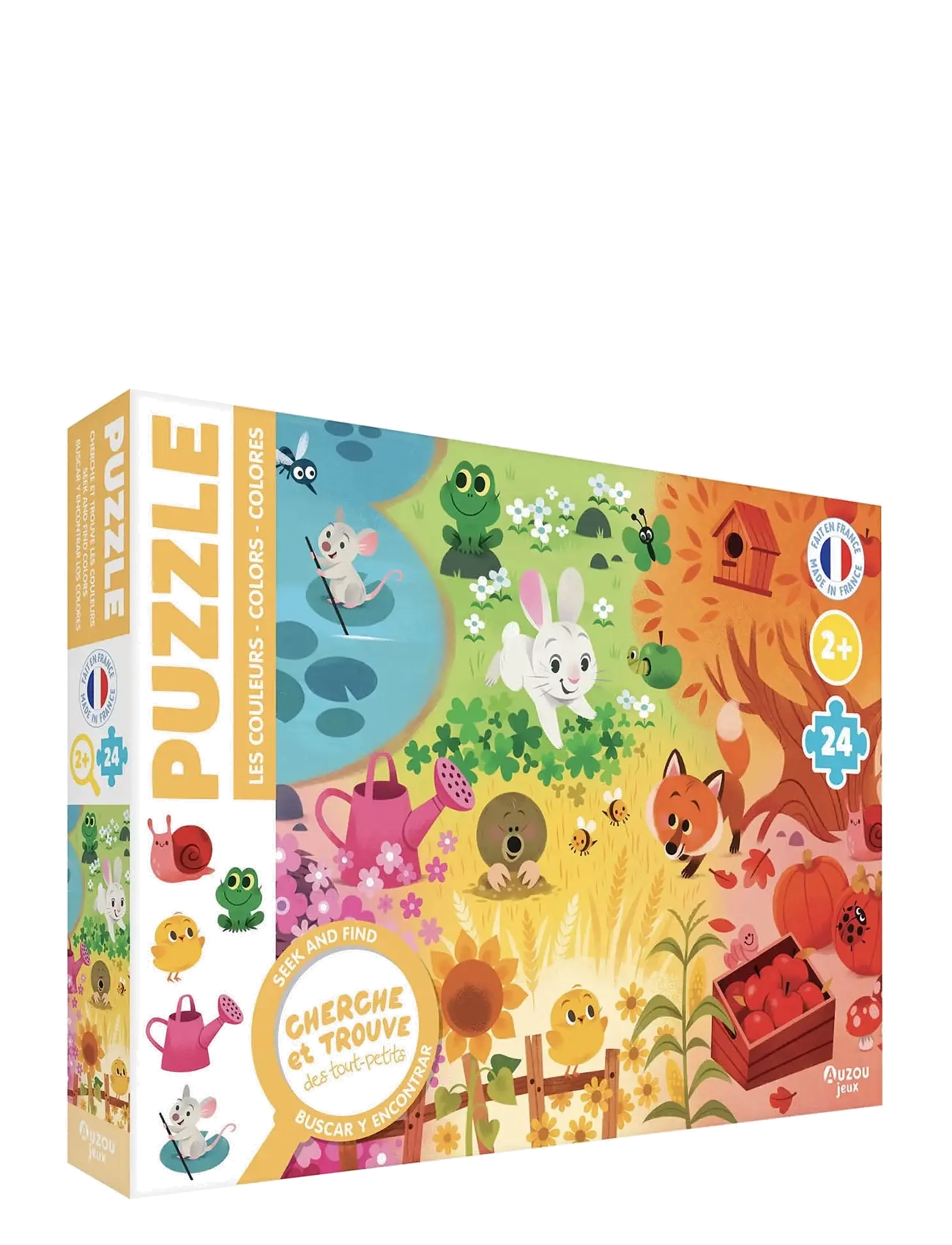 Auzou Puzzle 24 pcs - Seek & Find - Colours - Puzzles - MULTI / multi