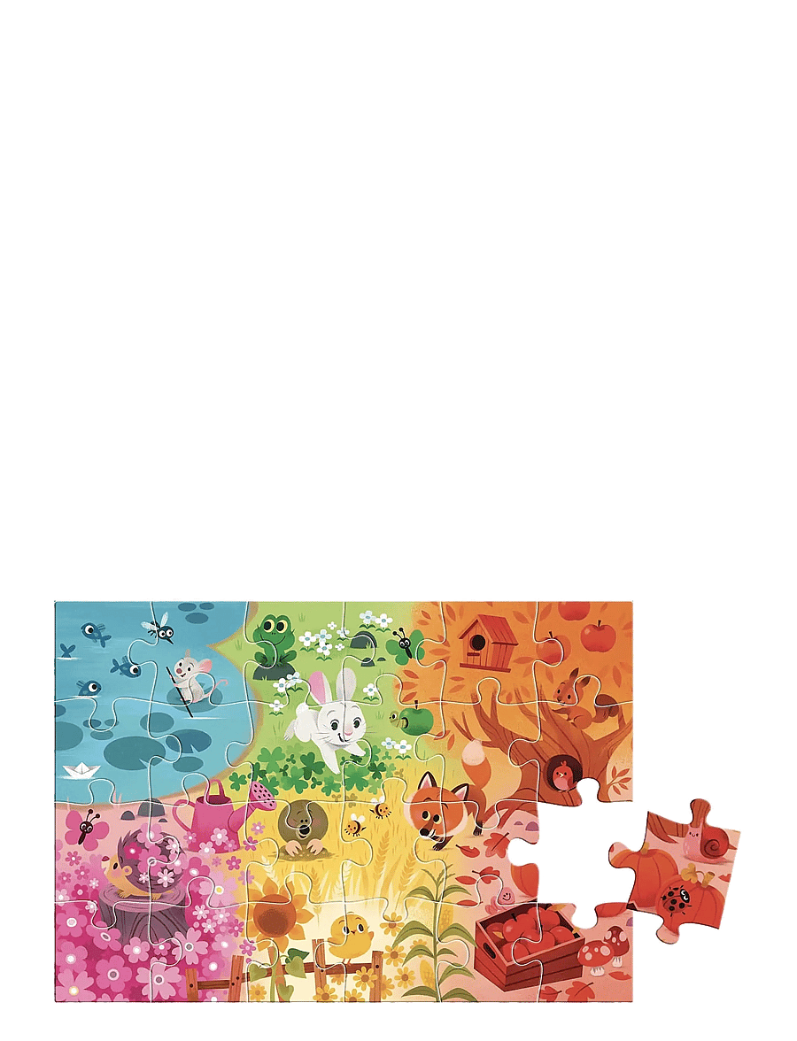 Auzou - Puzzle 24 pcs - Seek & Find - Colours - Õpetlikud pusled - multi - 2