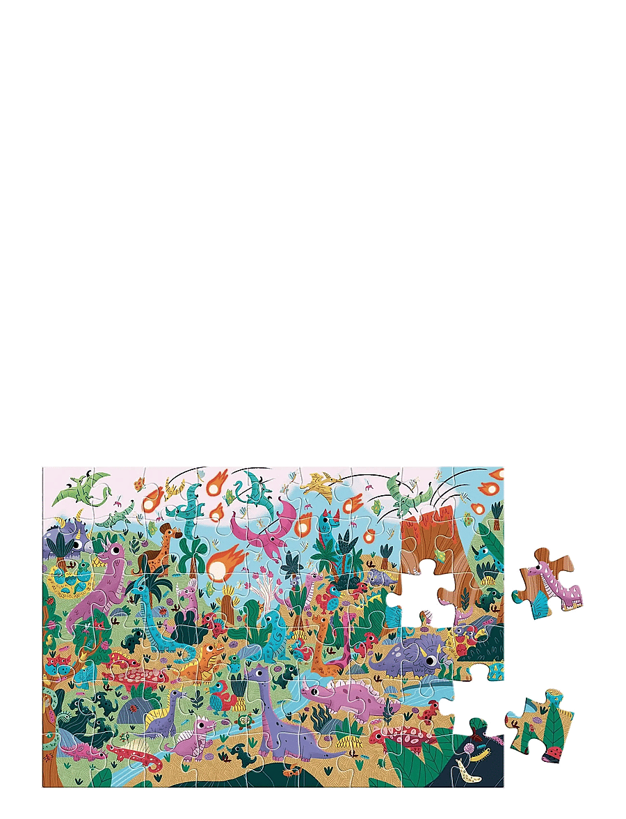 Auzou - Puzzle 54 pcs - Seek & Find - Dinosaurs - klassikalised pusled - multi - 2