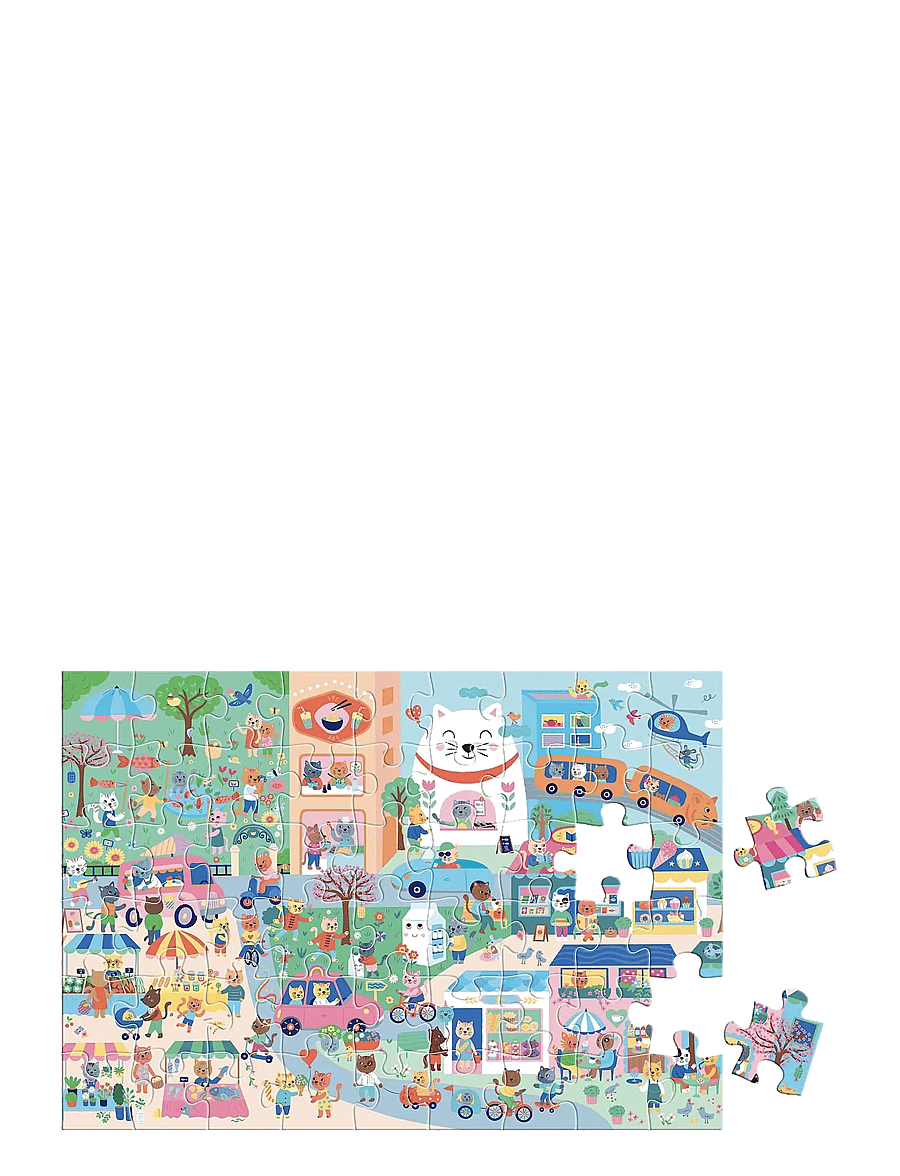 Auzou - Puzzle 54 pcs - Seek & Find - Kawaii - klassikalised pusled - multi - 2