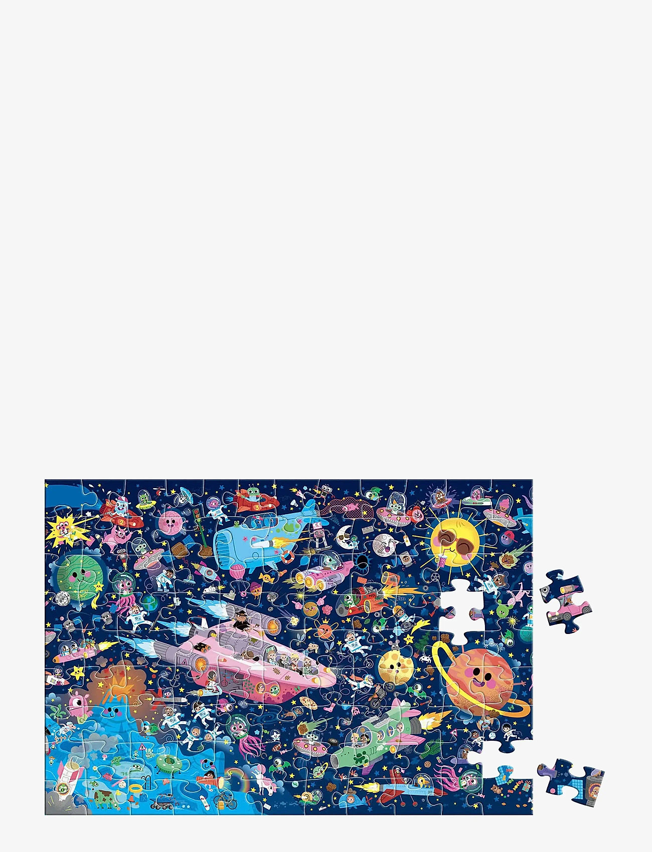 Auzou - Puzzle 100 pcs - Seek & Find - Space - klassische puzzles - multi - 2