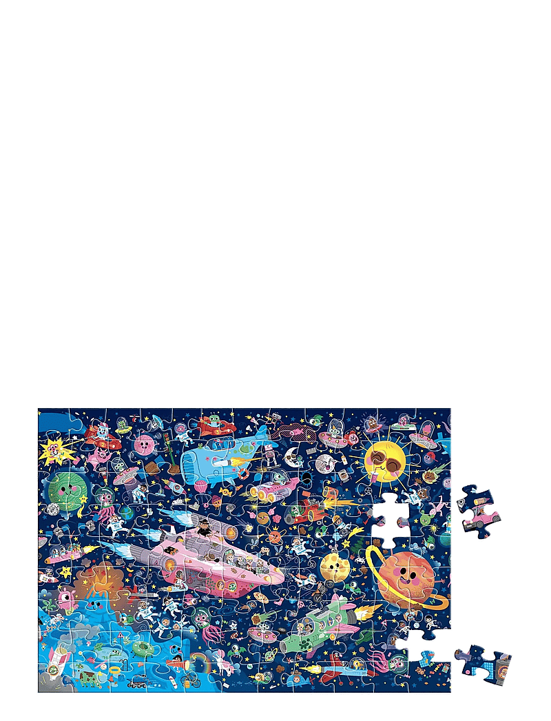 Auzou - Puzzle 100 pcs - Seek & Find - Space - klassische puzzles - multi - 2