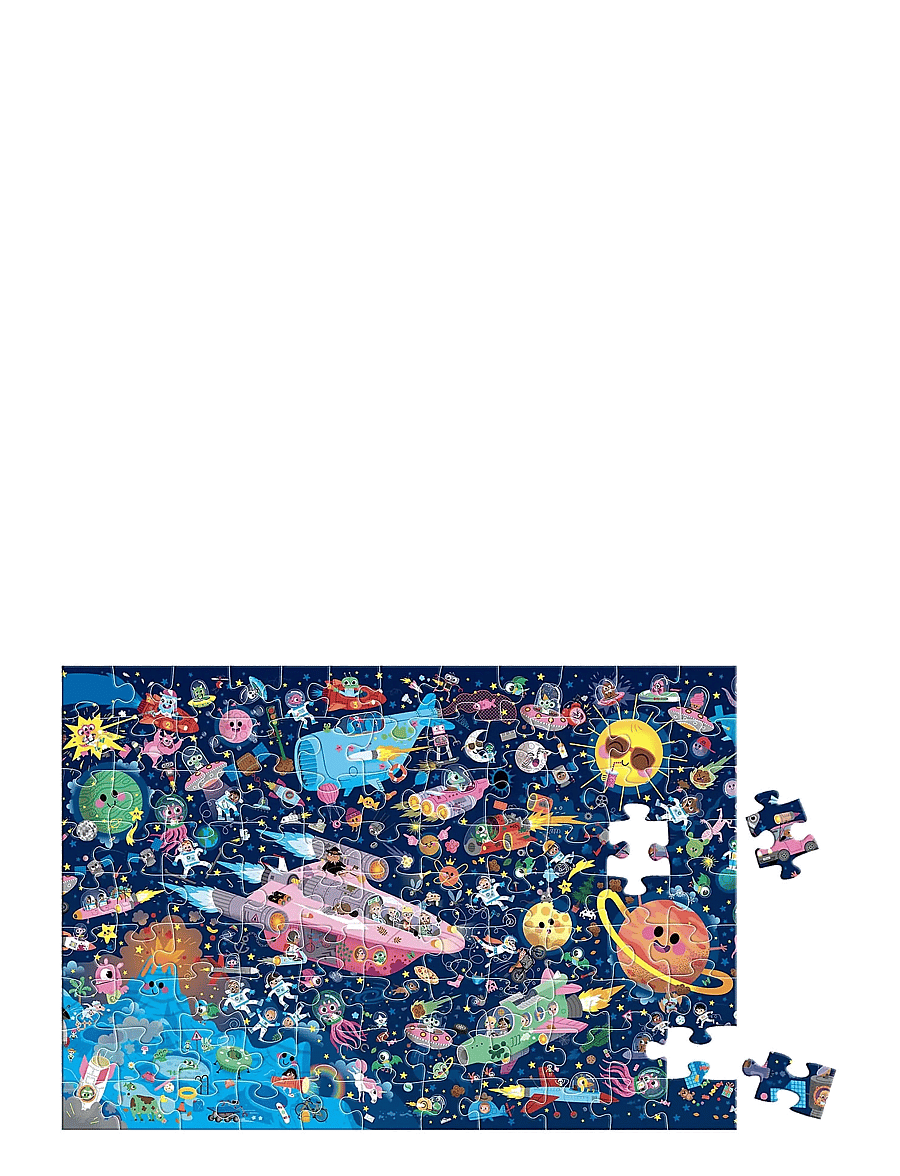 Auzou - Puzzle 100 pcs - Seek & Find - Space - klassische puzzles - multi - 2