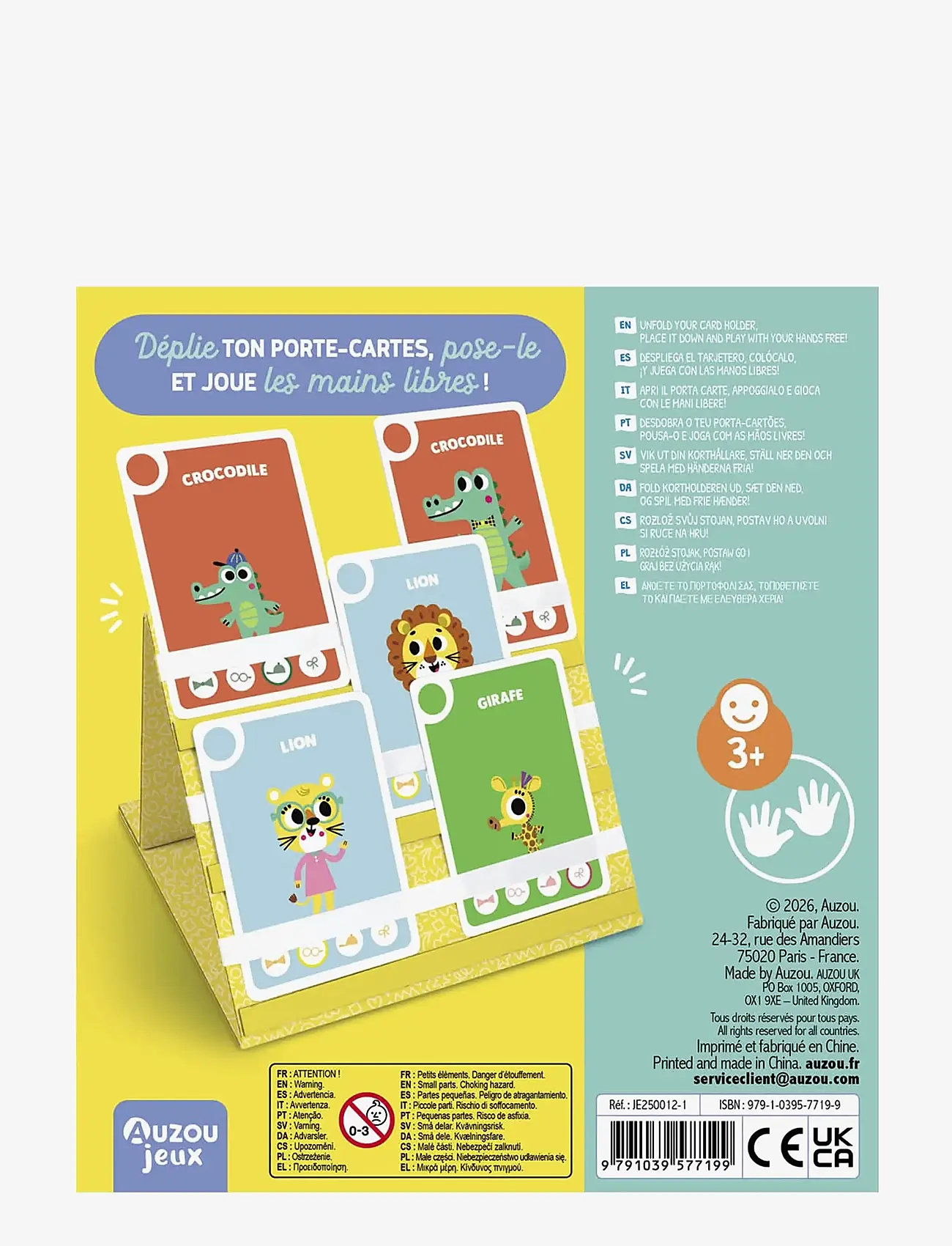 Auzou - Card Holder for 9 Cards - kaardimängud - multi - 2