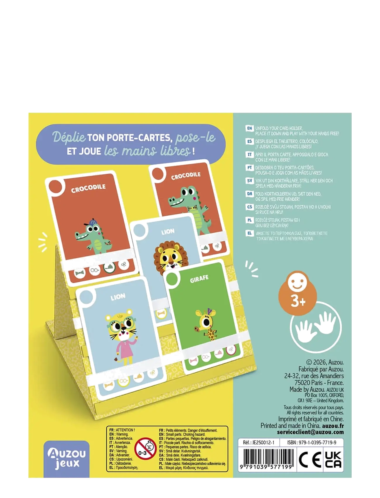 Auzou - Card Holder for 9 Cards - kartenspiele - multi - 2
