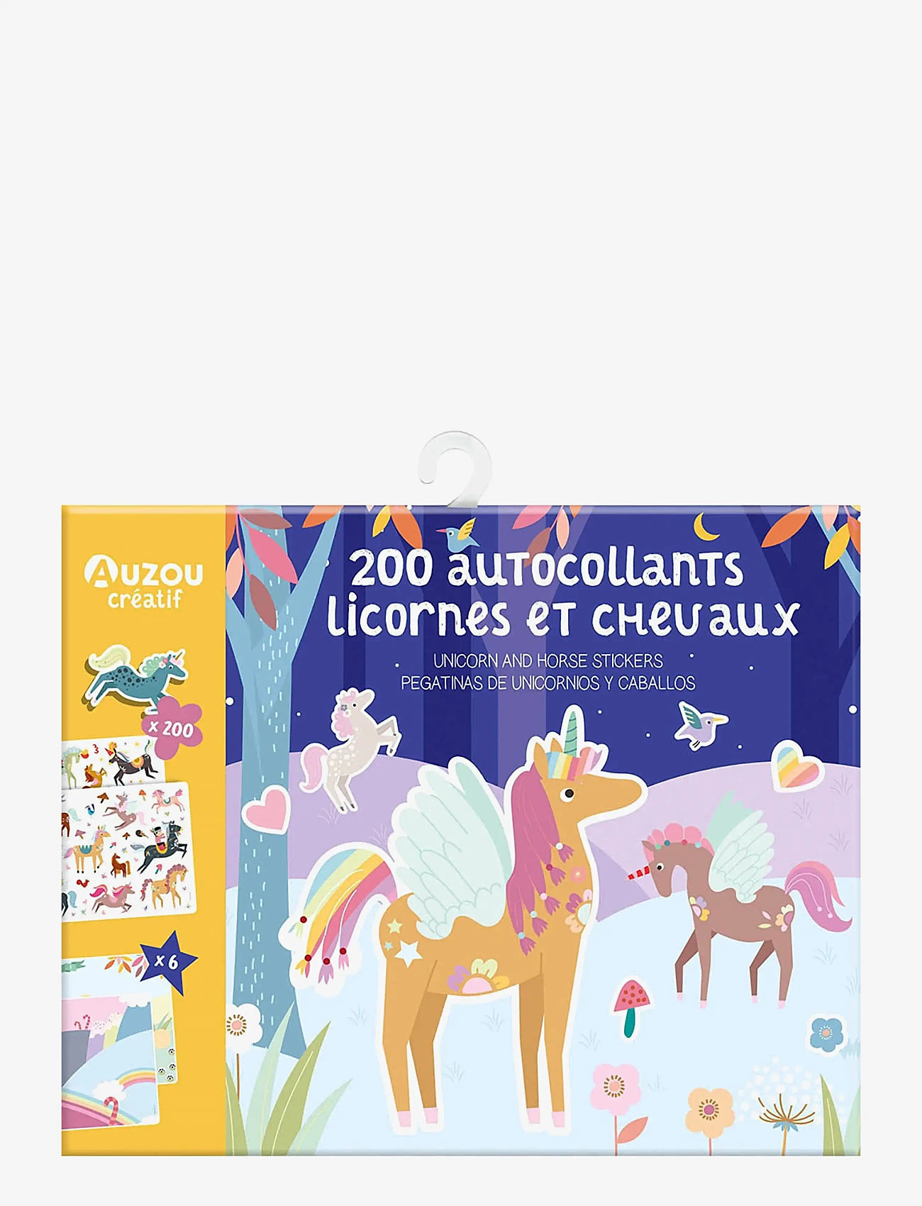 Auzou - Stickers - Unicorns and Horses 200 pcs - stickers - multi - 0