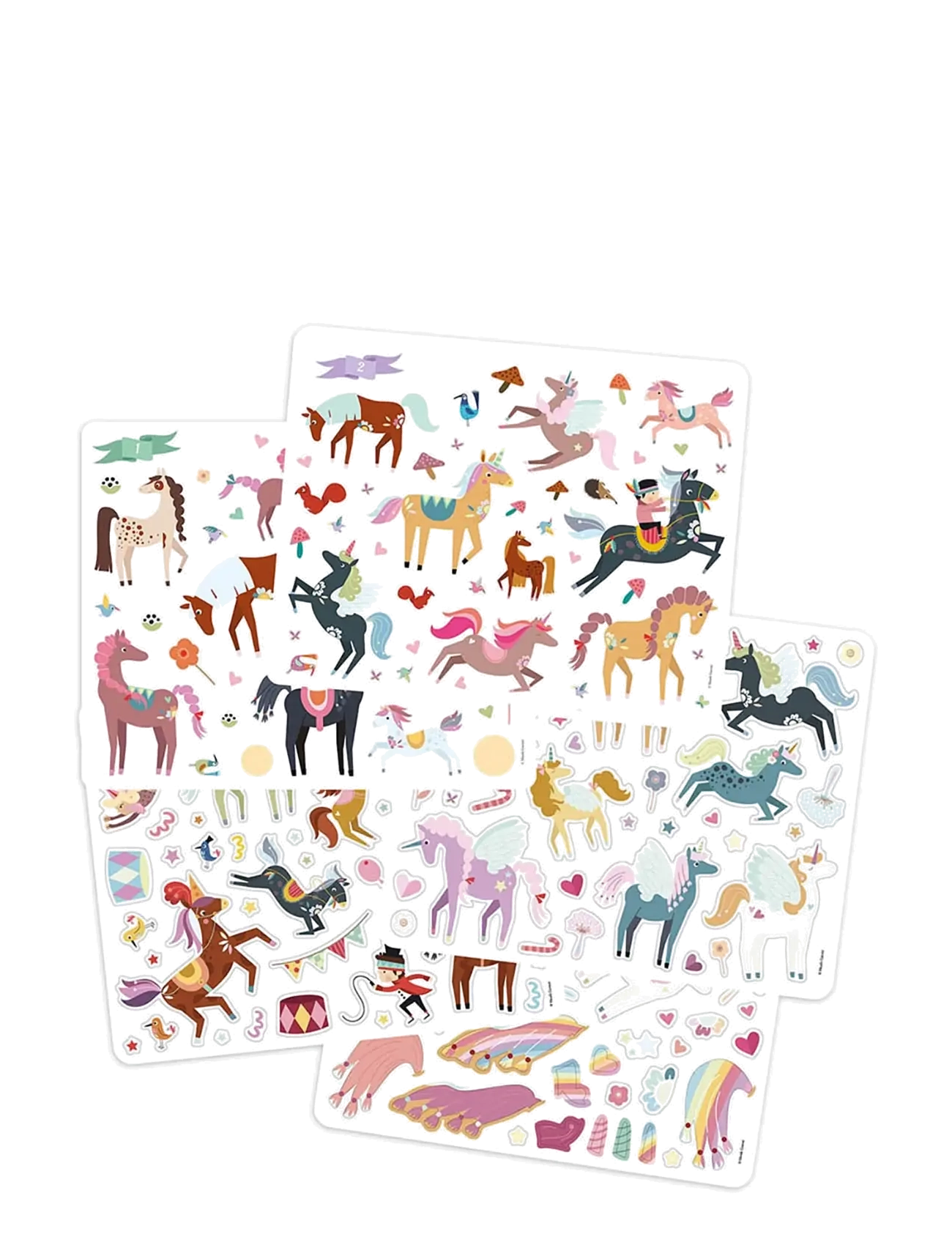 Auzou - Stickers - Unicorns and Horses 200 pcs - uzlīmes - multi - 1