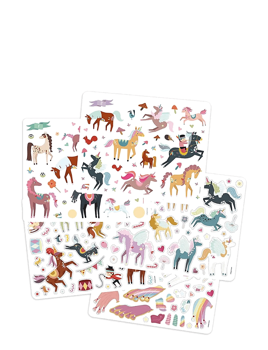 Auzou - Stickers - Unicorns and Horses 200 pcs - aufkleber - multi - 1
