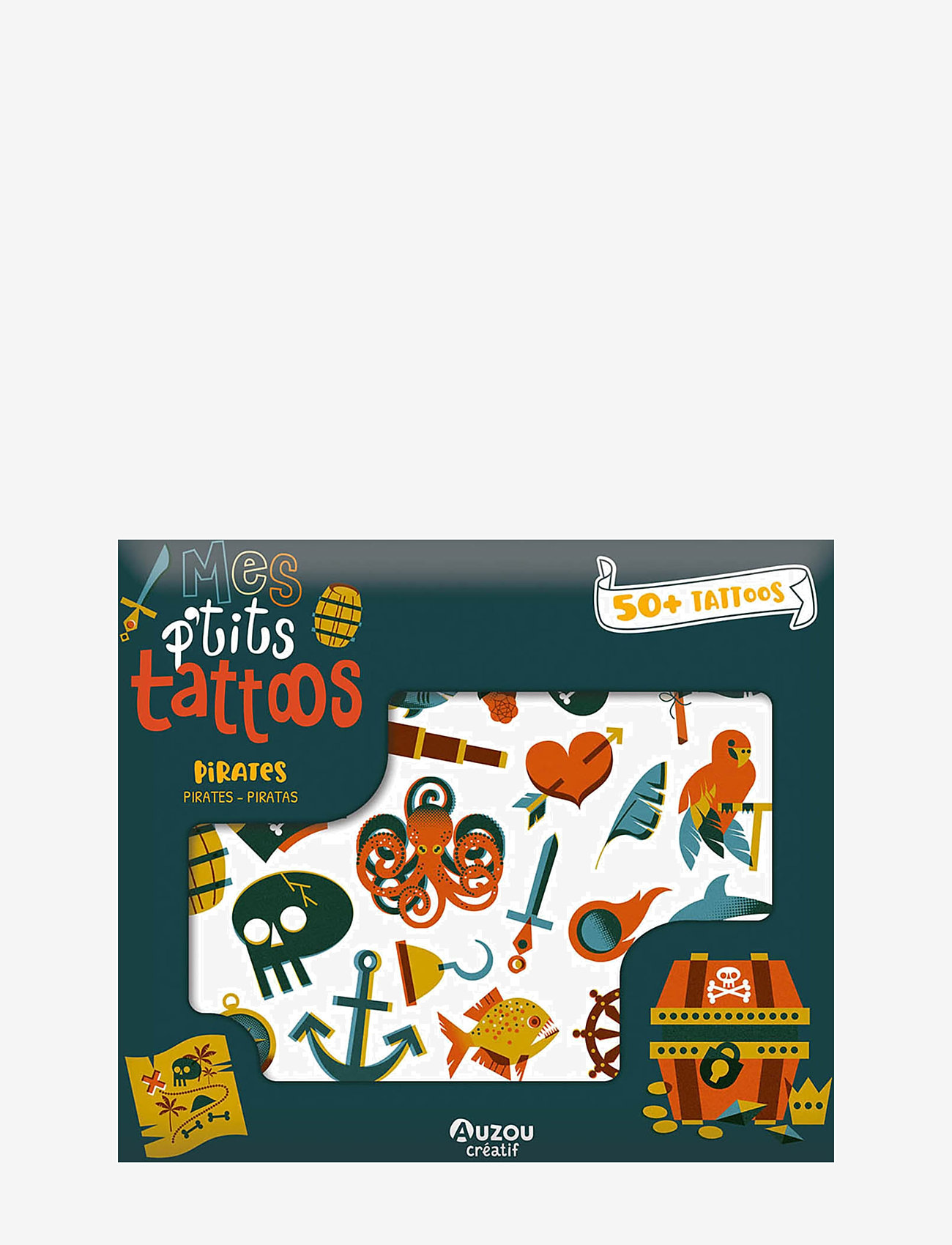Auzou - Little Tattoos - Pirates - tattoos - green - 0