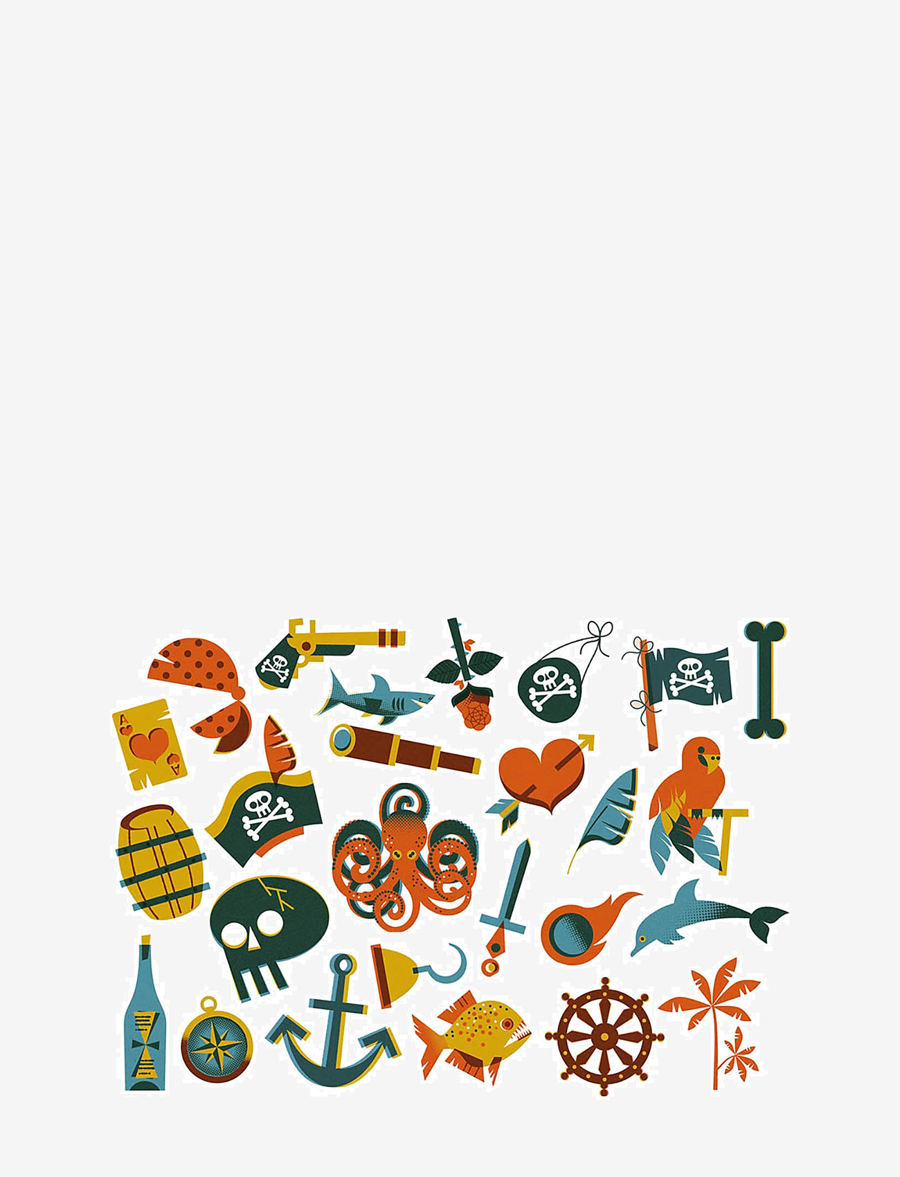 Auzou - Little Tattoos - Pirates - tattoos - green - 1