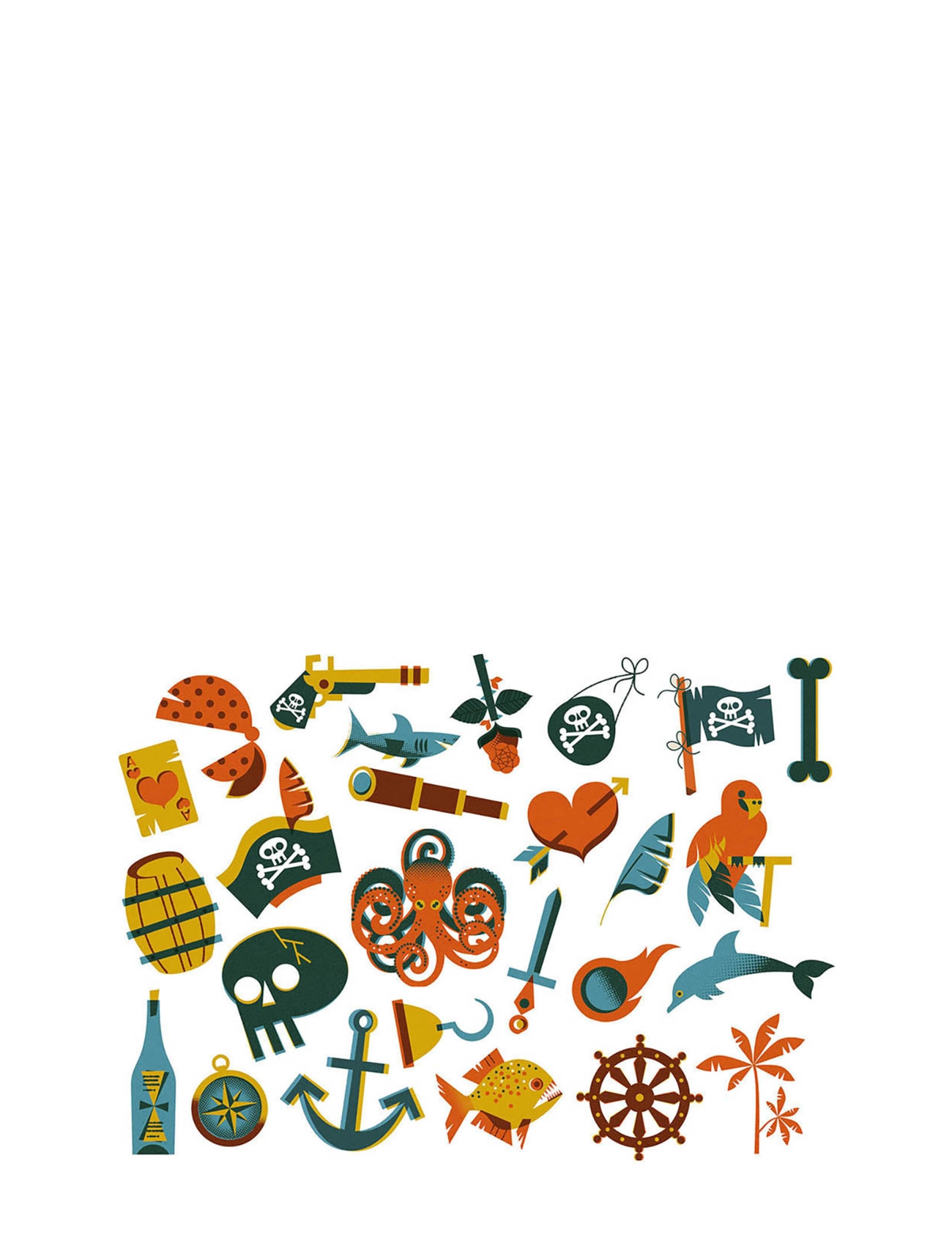 Auzou - Little Tattoos - Pirates - tattoos - green - 1