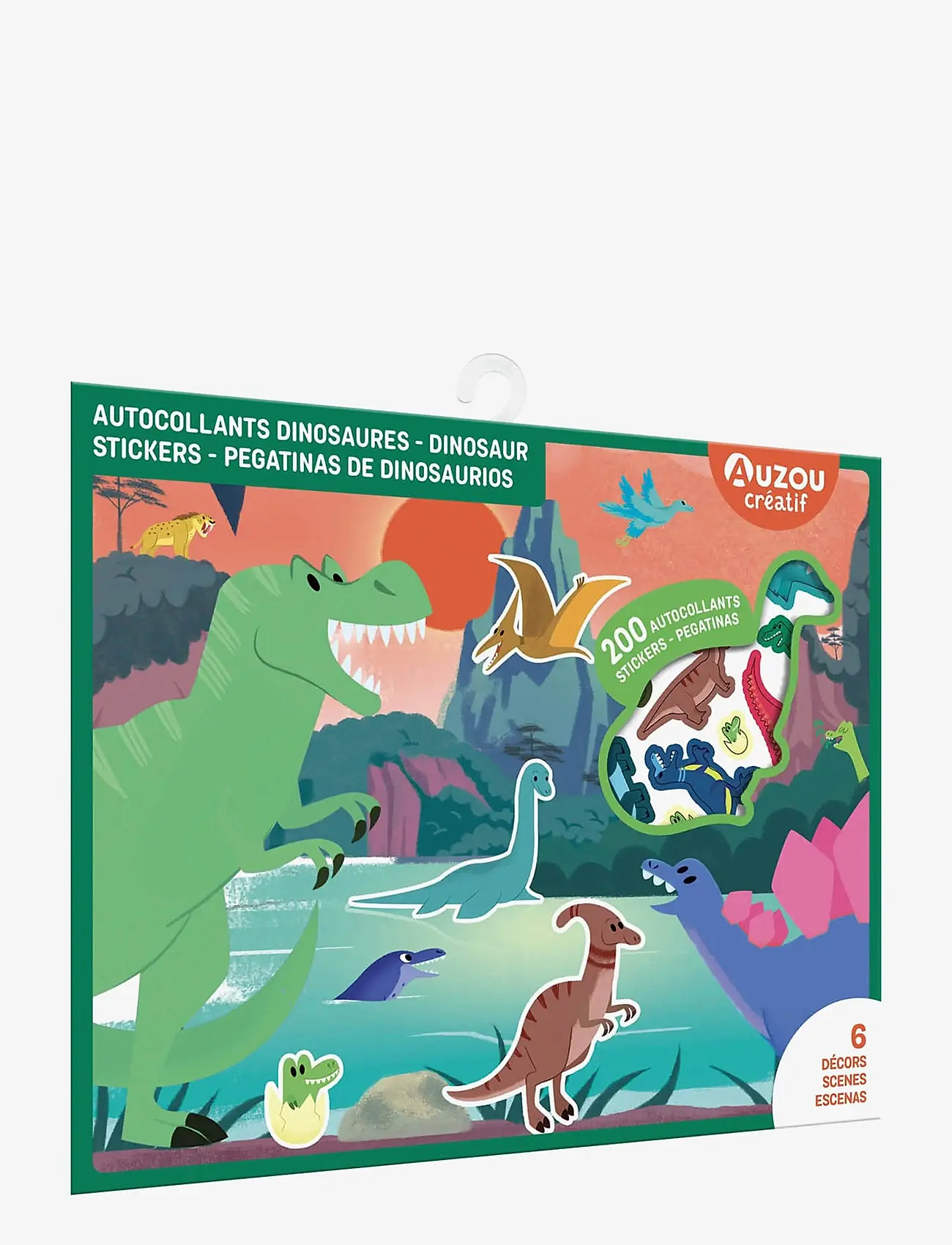 Auzou - Stickers - Dinosaurs 200 pcs - stickers - multi - 0