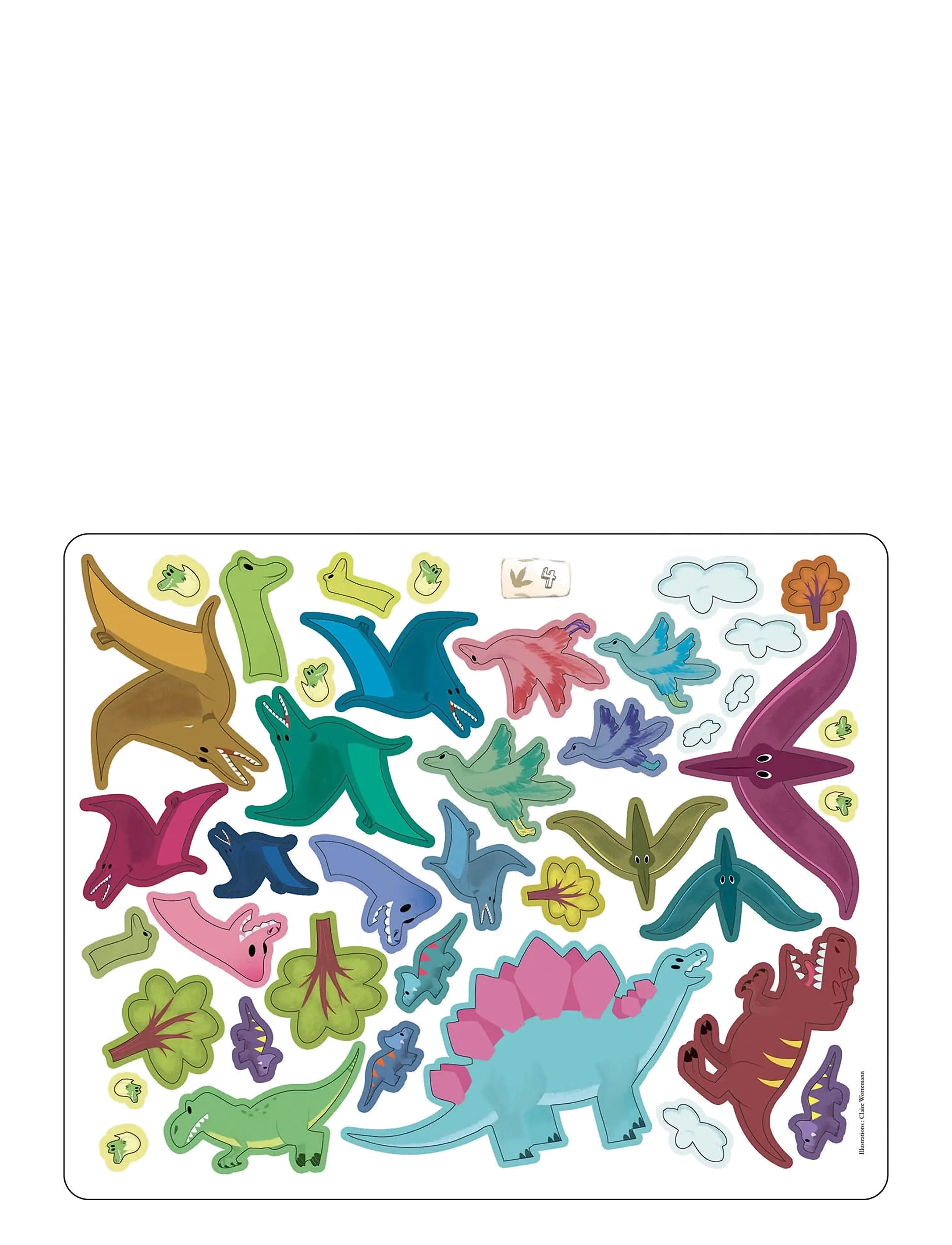 Auzou - Stickers - Dinosaurs 200 pcs - aufkleber - multi - 3