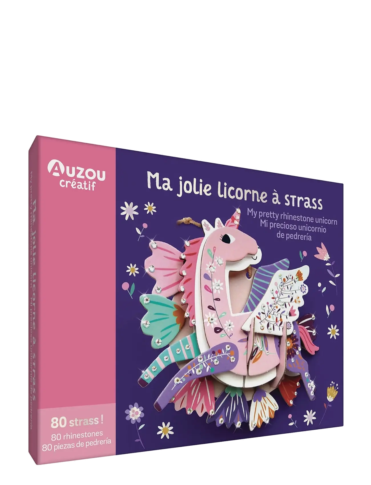 Auzou Activity Kit Rhinestone Unicorn, One Size, Craft, Mehrfarbig/gemustert - Craft Sets, Kinder