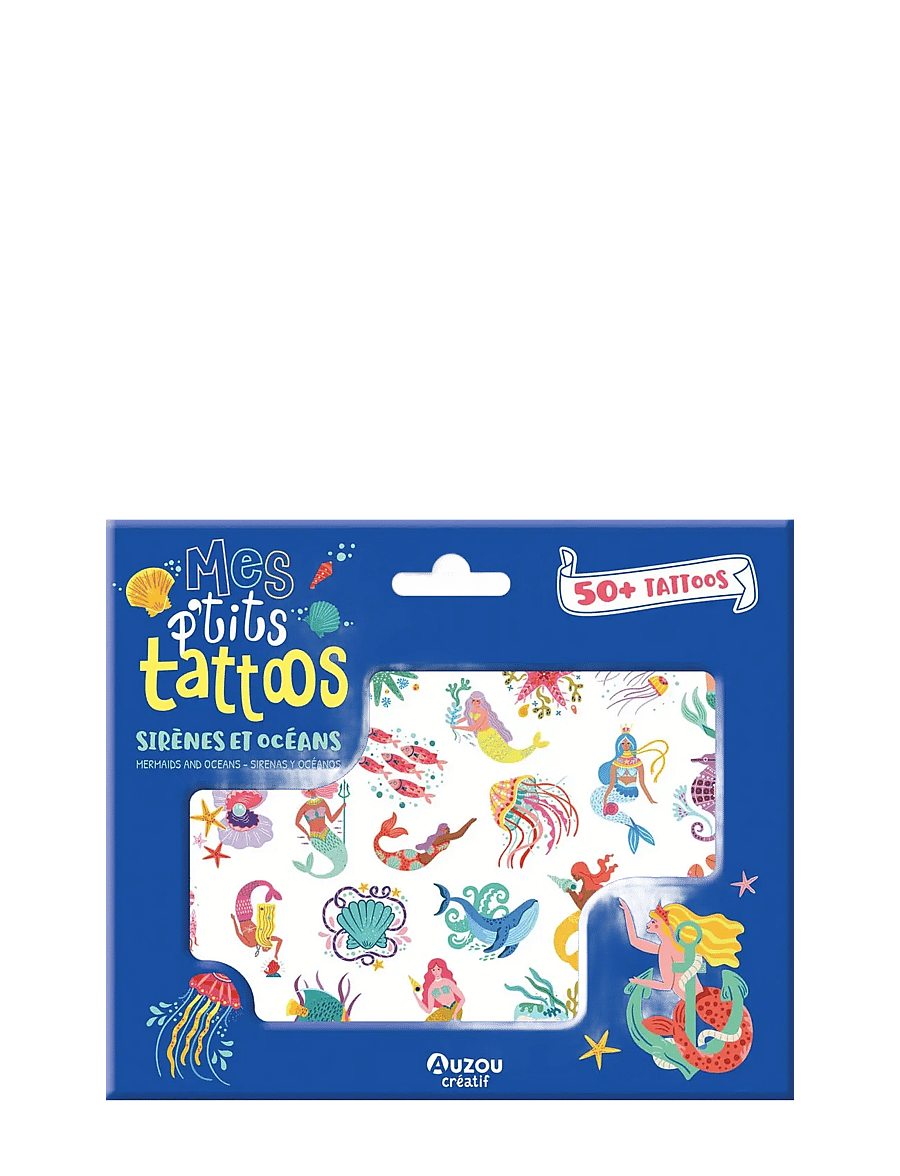 Auzou - Little Tattoos - Mermaids and Oceans - tattoos - blue - 0