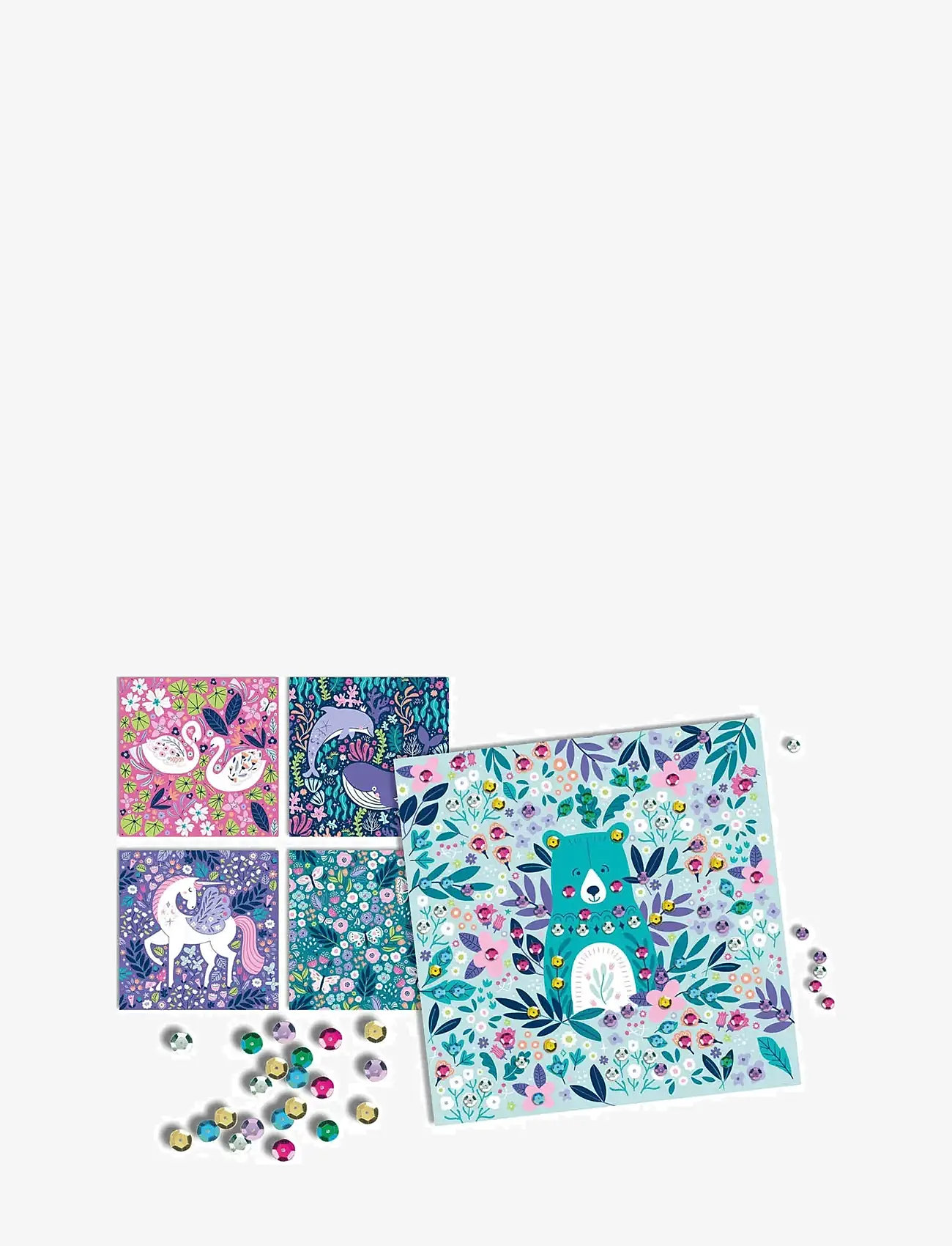 Auzou - Activity Kit - Sequins Art 600 - pysselset - purple - 2