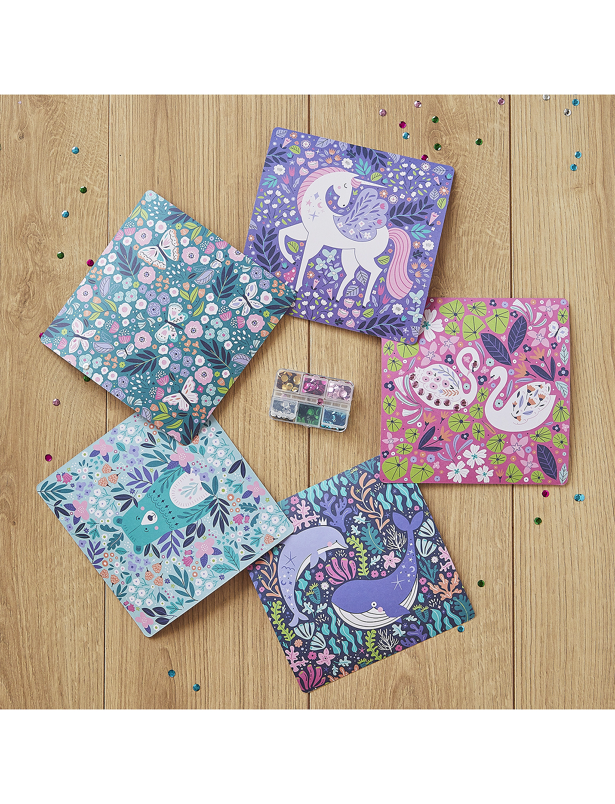 Auzou Activity Kit Sequins Art 600, One Size, Craft, Mehrfarbig/gemustert - Craft Sets, Kinder