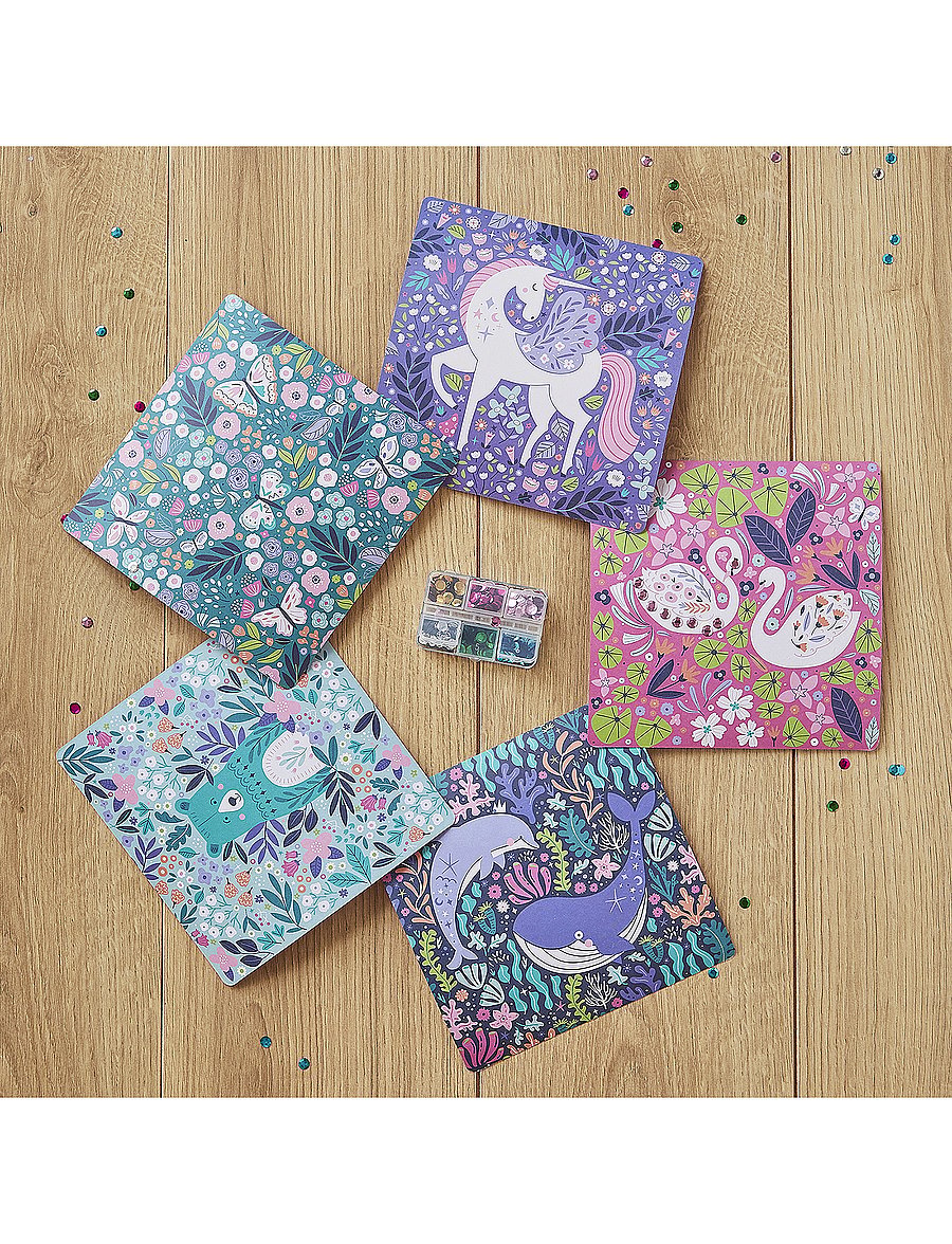 Auzou - Activity Kit - Sequins Art 600 - käsitöökomplekt - purple - 0