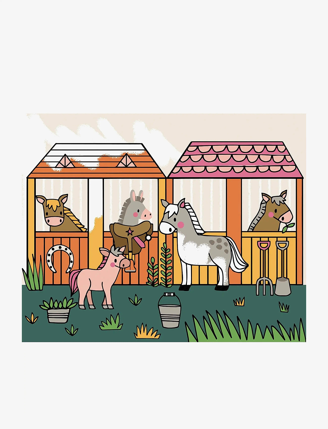 Auzou - Magic Water Painting - Farm - värvimis- & käsitööraamatud - multi - 2