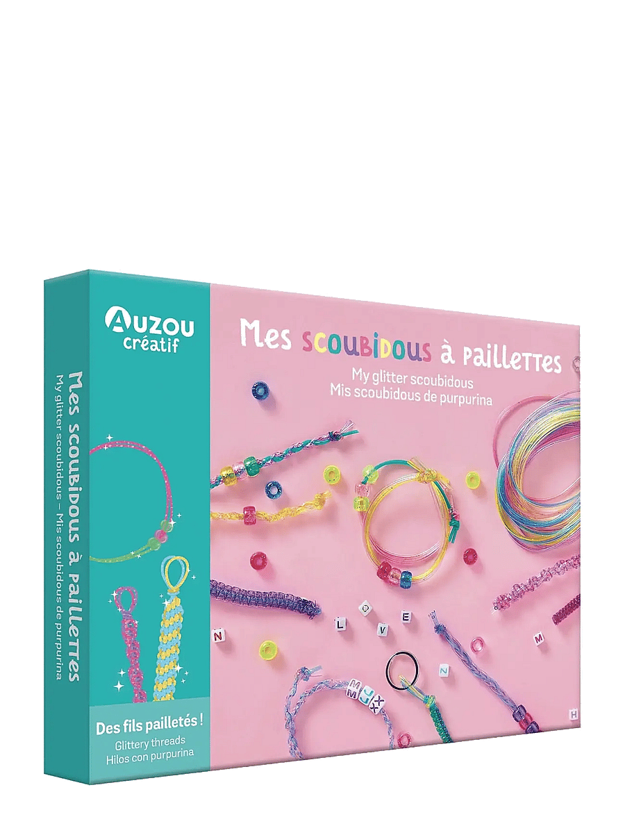 Auzou - Activity Kit - Glitter Scoubidou Bracelets - bastelset - multi - 1